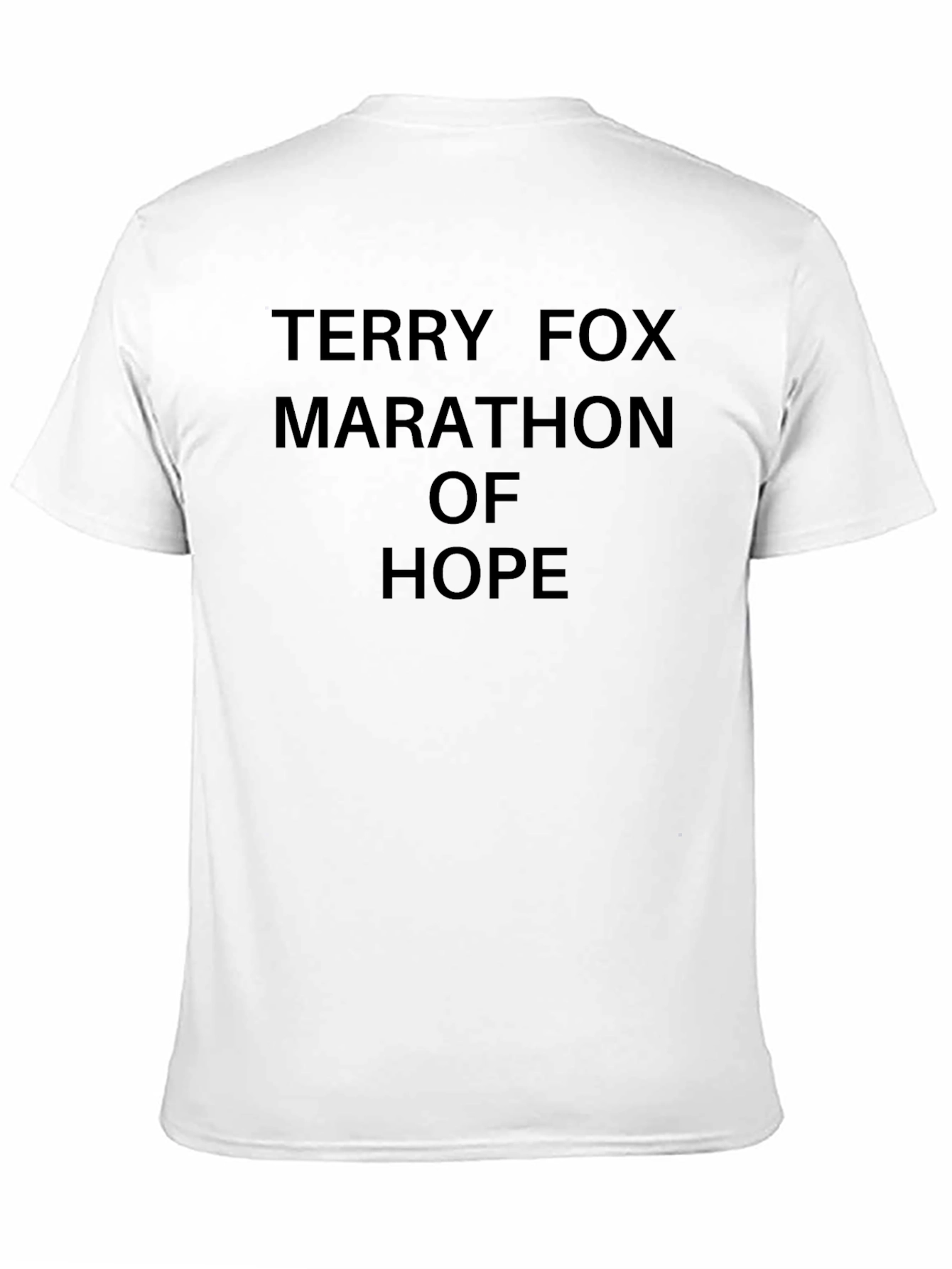Terry Fox Marathon of Hope Black Tee