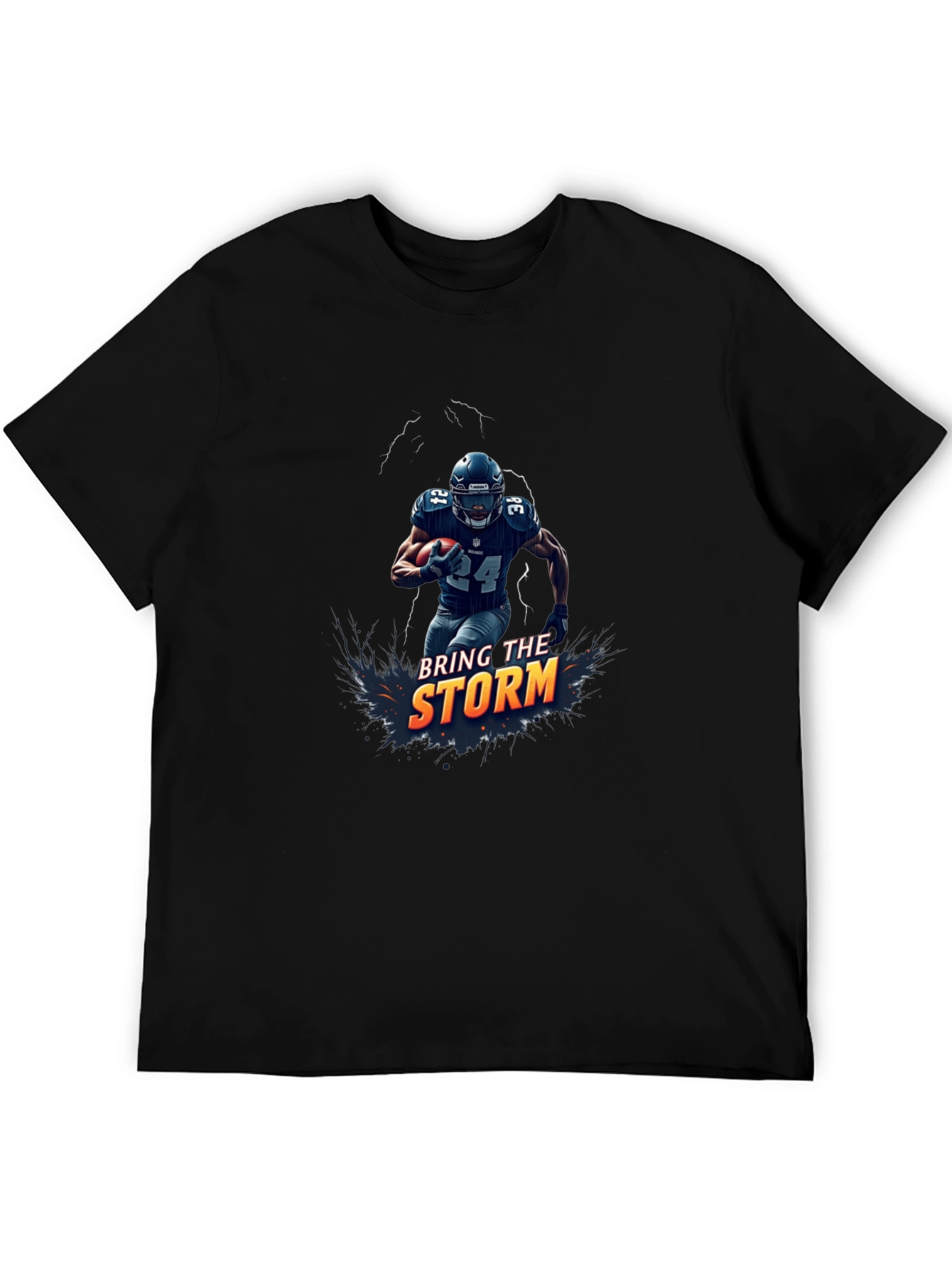 Bring The Storm Football Graphic T-Shirt