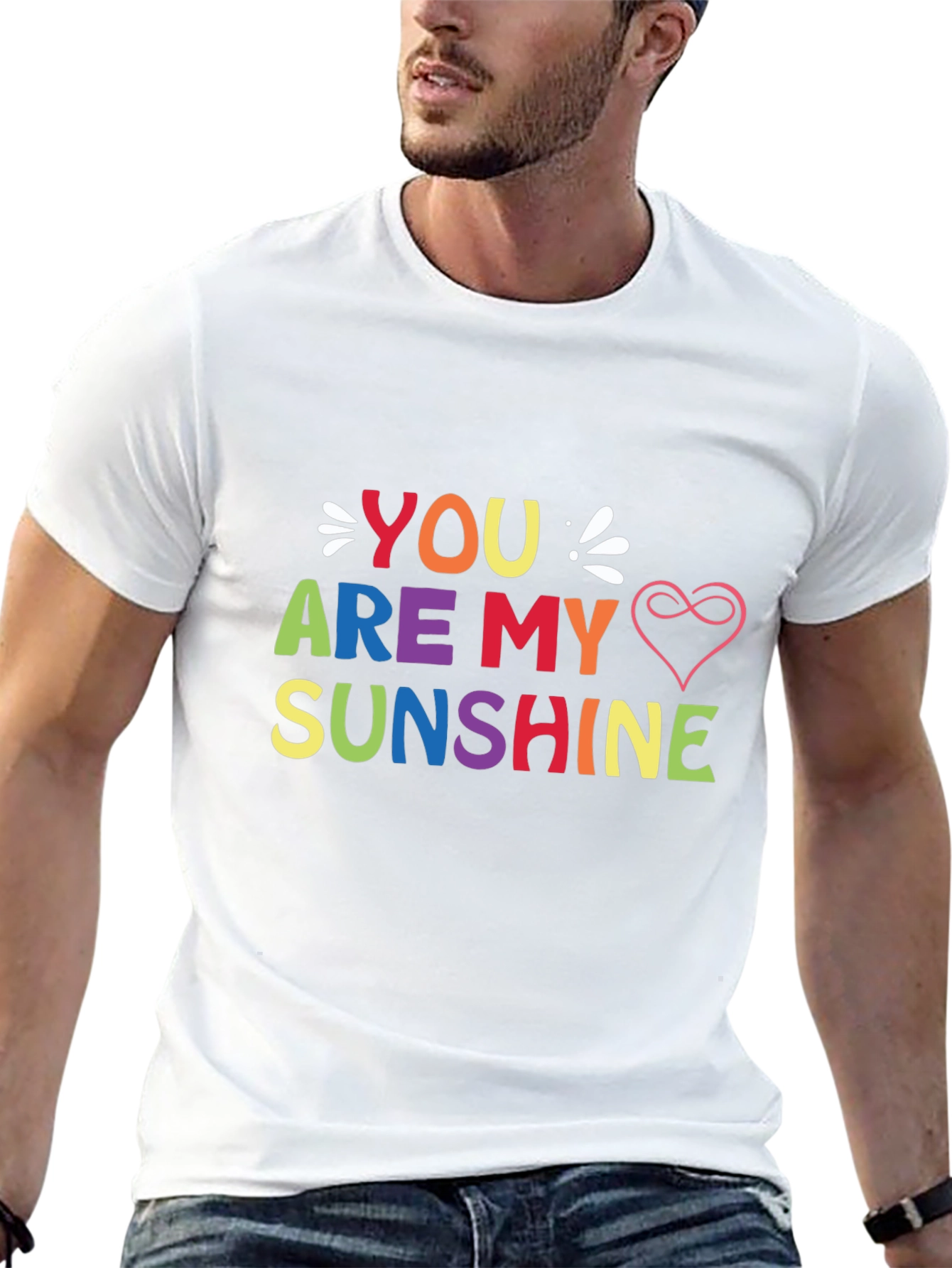 You Are My Sunshine Graphic Tee - Black