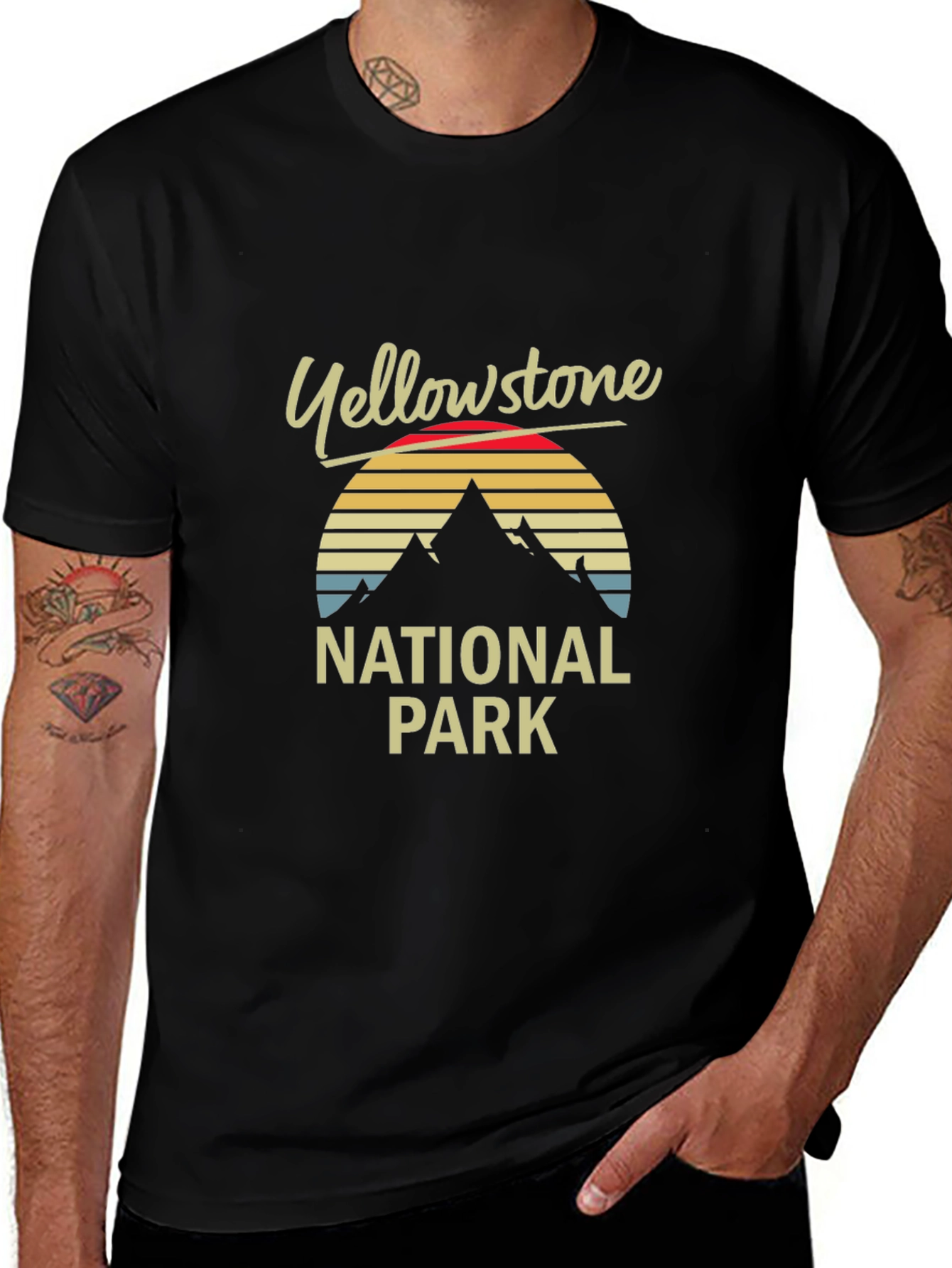 Yellowstone National Park Retro Graphic Tee