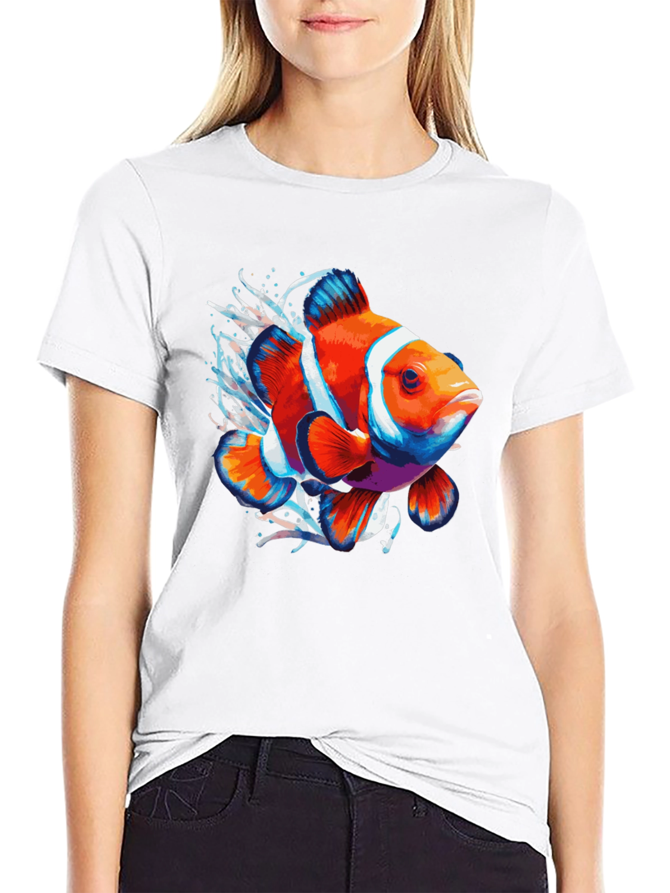 Clownfish Graphic Tee - Bold Aquatic Style