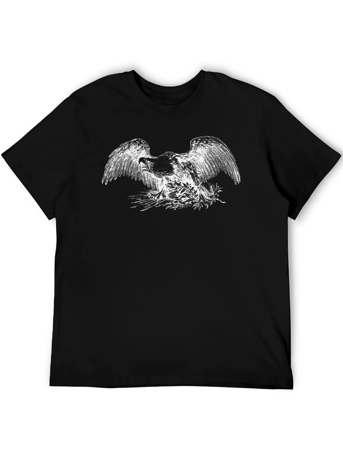 Black Eagle Graphic Tee - Menswear