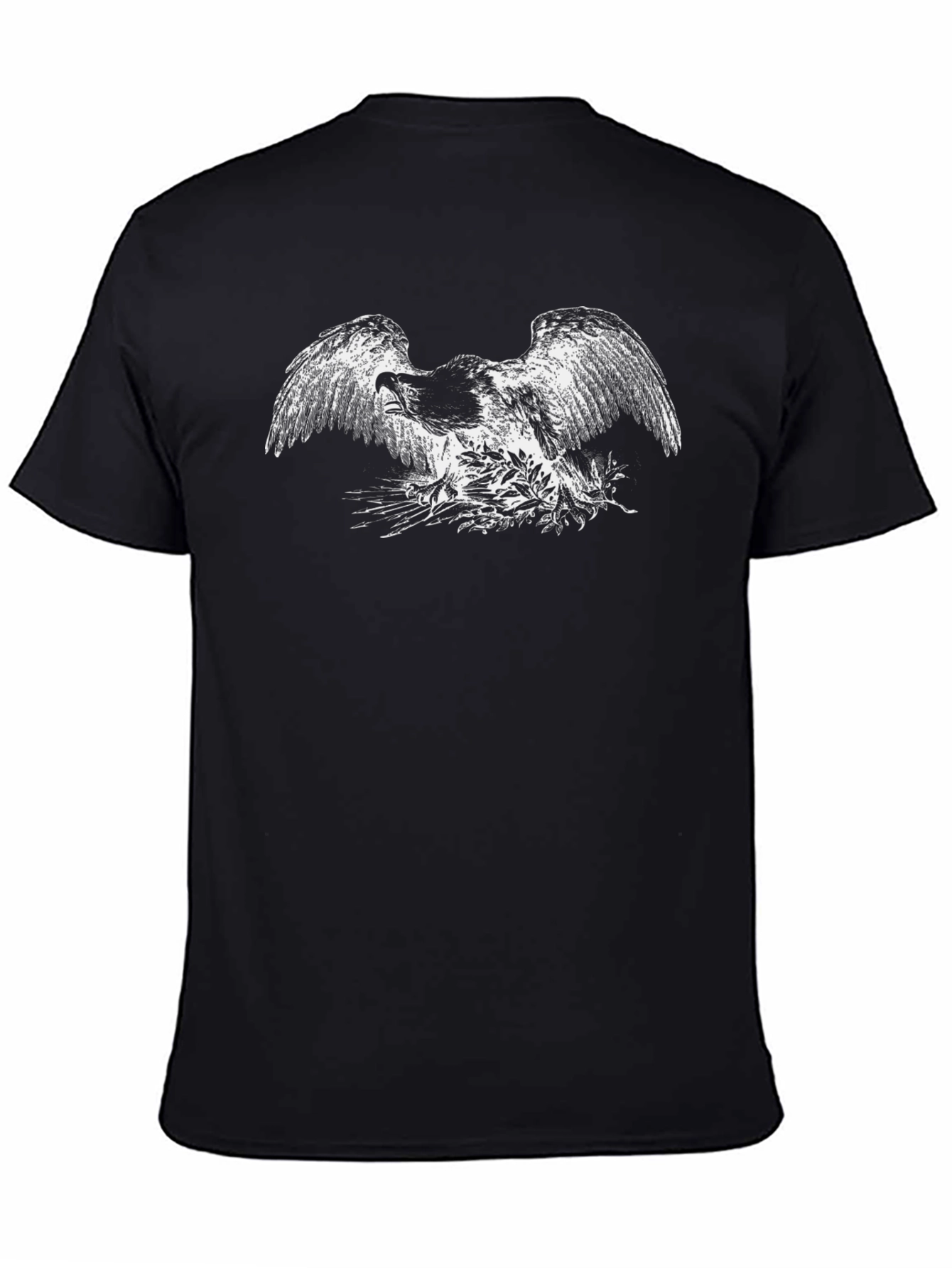 Black Eagle Graphic Tee - Menswear