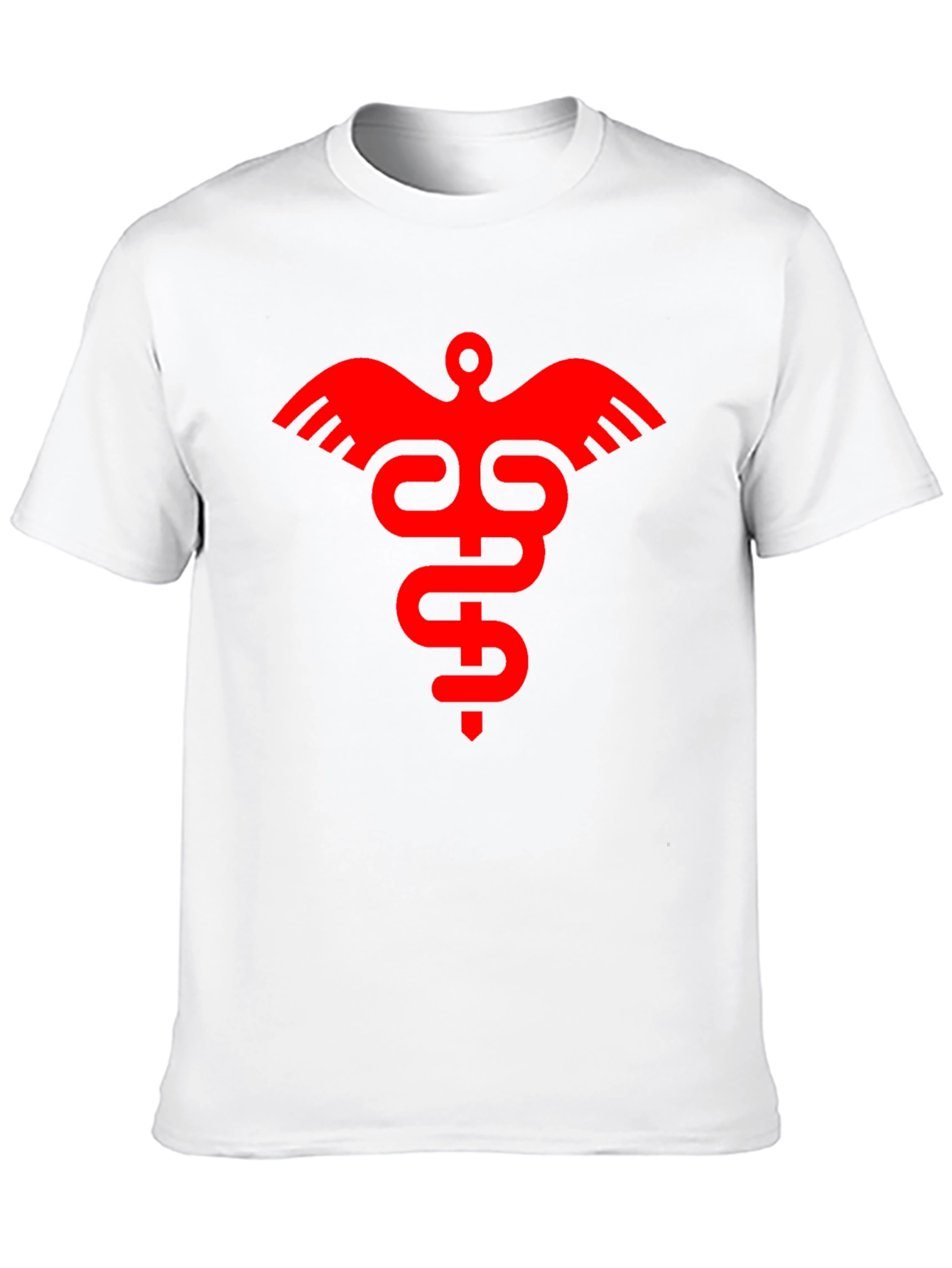 Medical Symbol Graphic Tee - Stylish Black T-Shirt