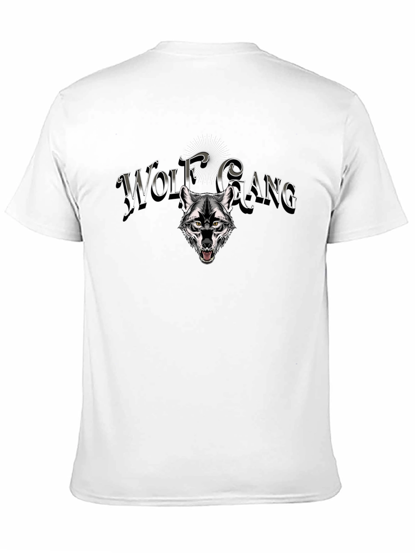 Wolf Gang Graphic Print T-Shirt - Black