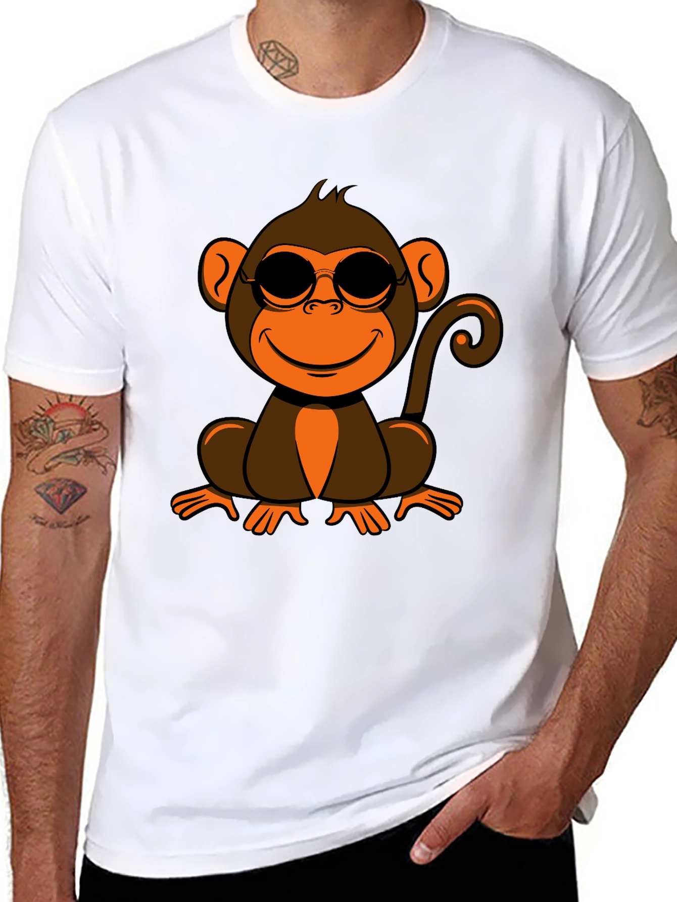 Cool Monkey Graphic Tee - Casual Comfort