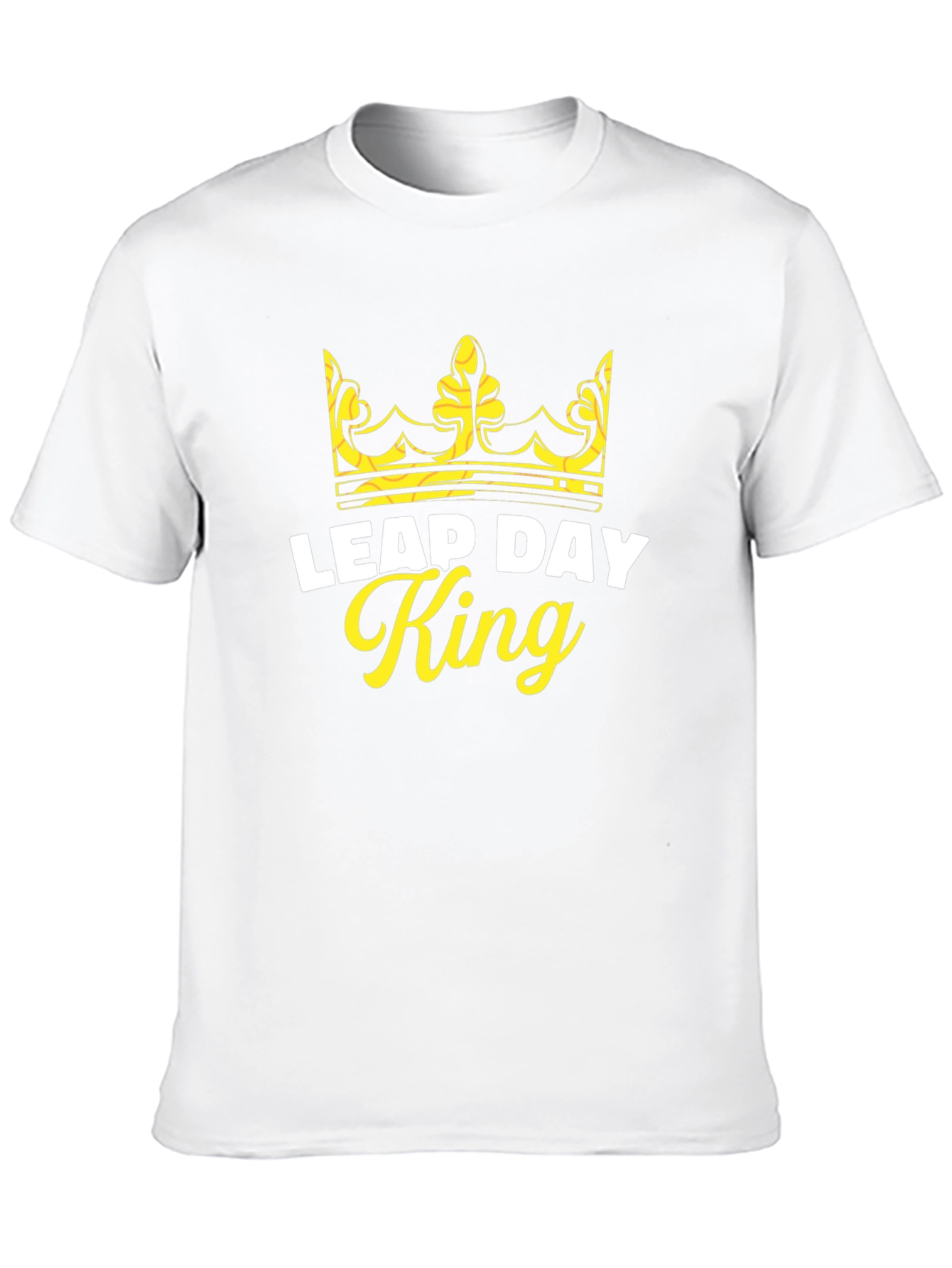 Leap Day King T-Shirt - Crown Graphic