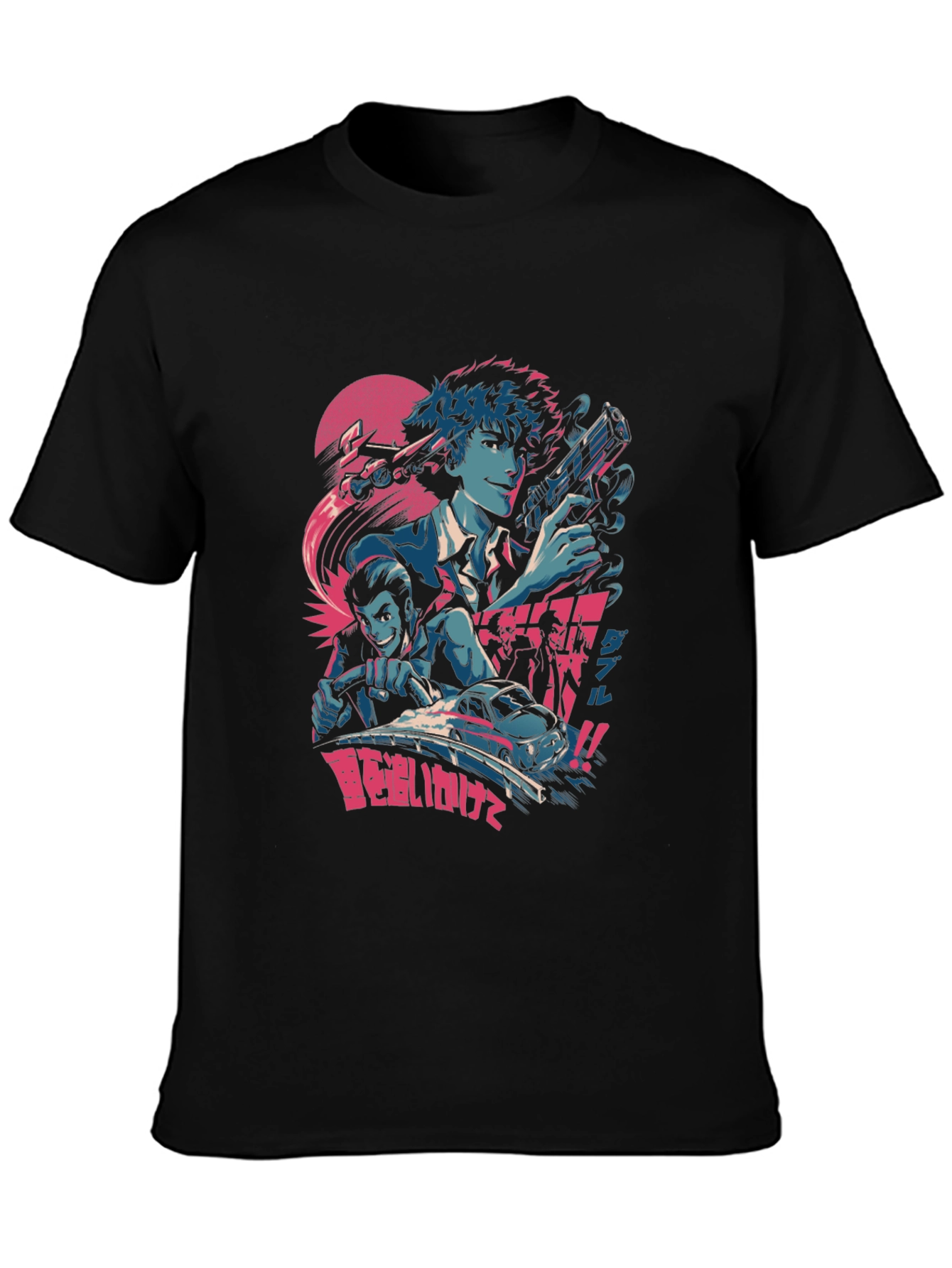 Anime Graphic T-Shirt - Retro Style