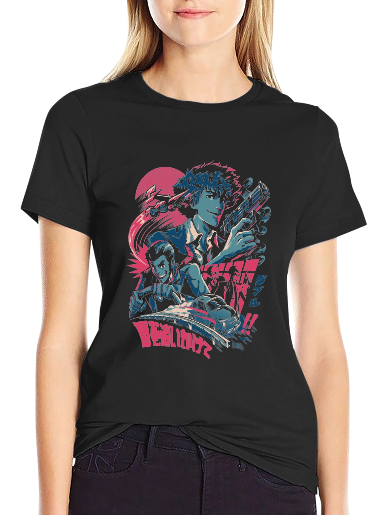 Anime Graphic T-Shirt - Retro Style