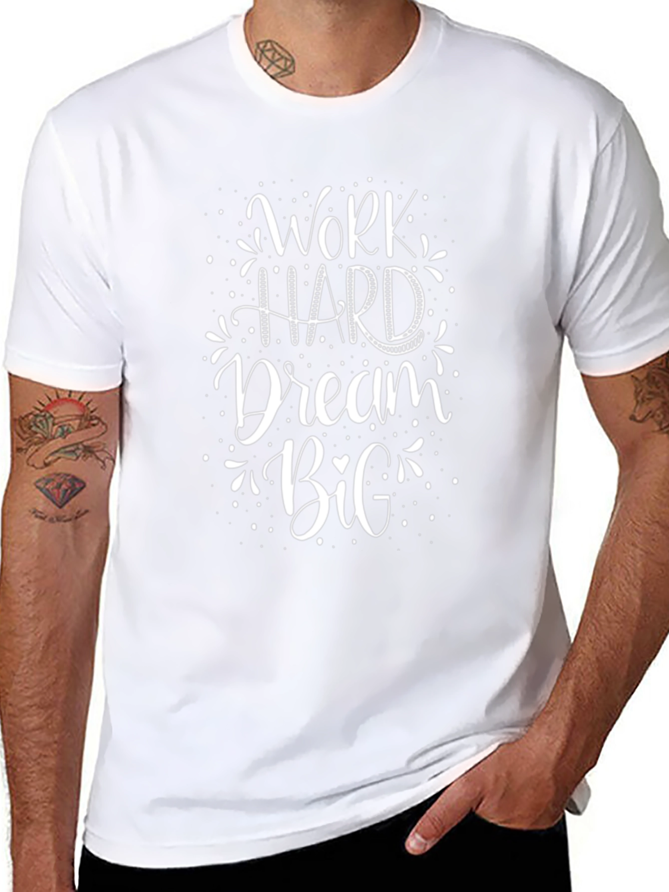 Work Hard Dream Big Graphic Tee