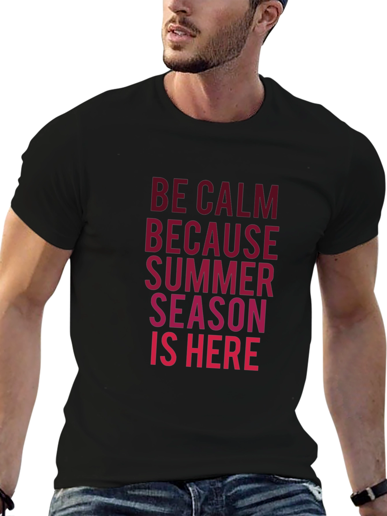 Be Calm Summer Season T-Shirt