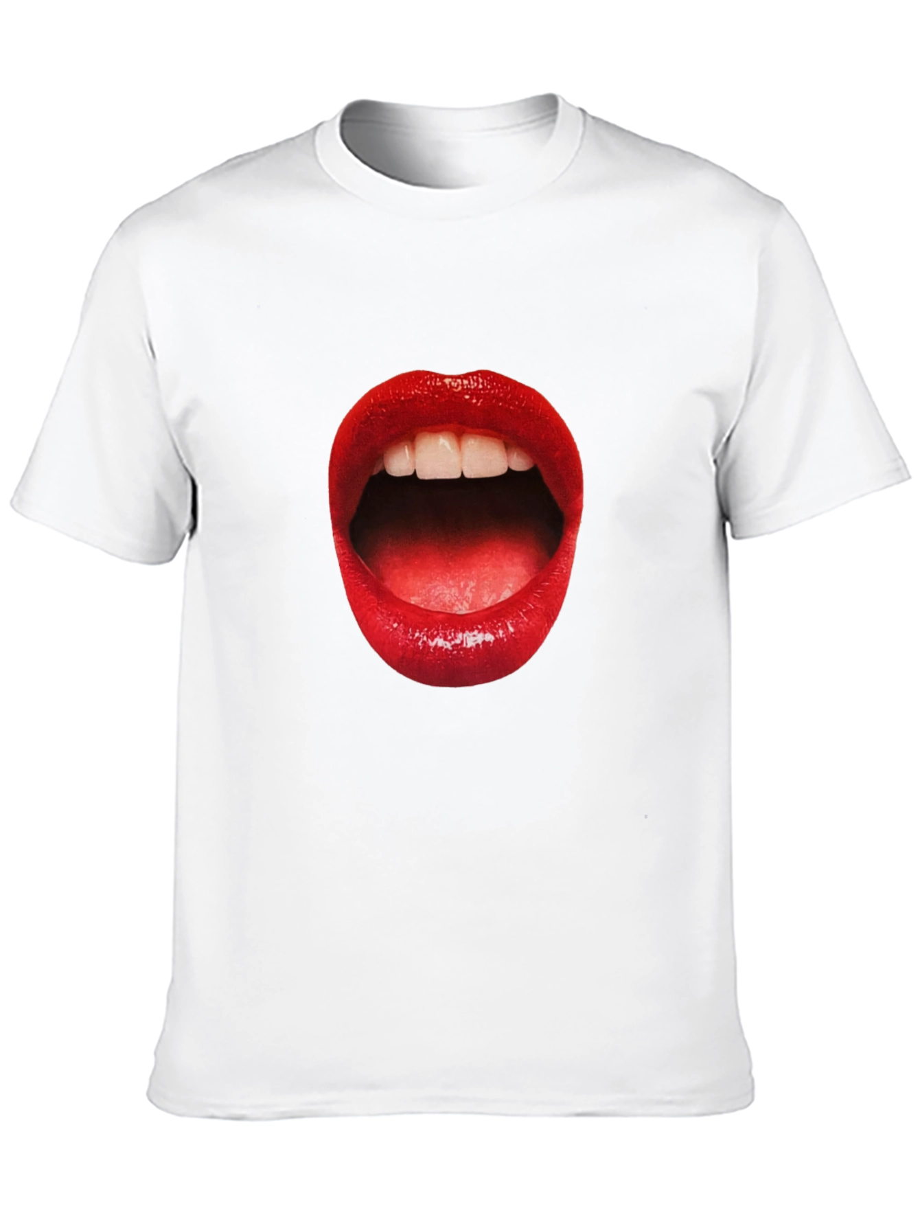 Open Mouth Graphic Tee - Bold Statement Shirt