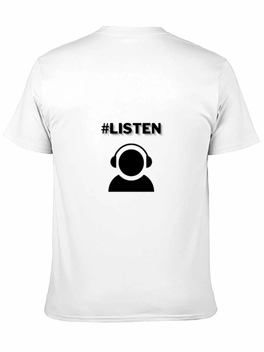 #Listen Graphic T-Shirt - Comfort & Style