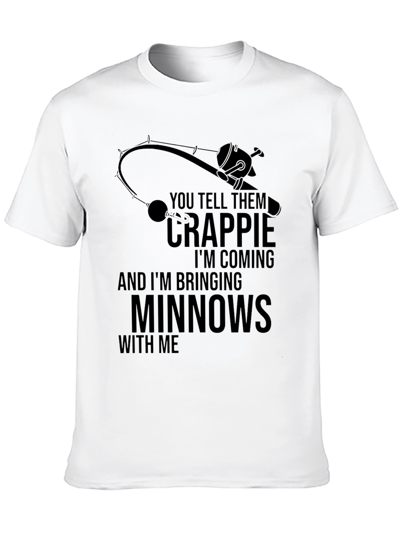 Crappie Fishing T-Shirt - Minnows