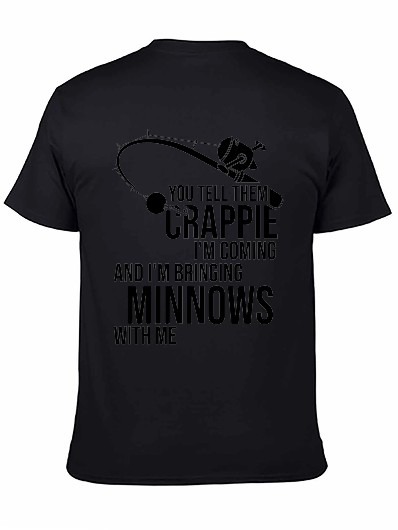 Crappie Fishing T-Shirt - Minnows