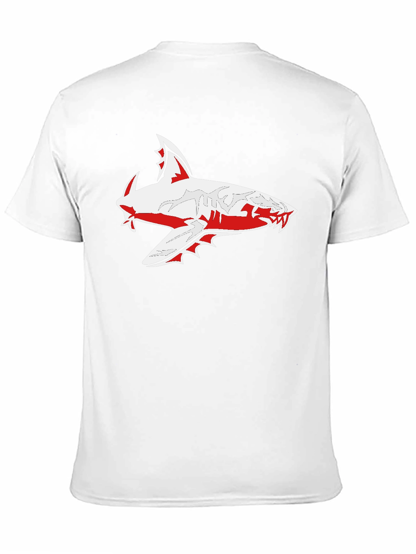 Shark Graphic Black Tee - Bold and Stylish