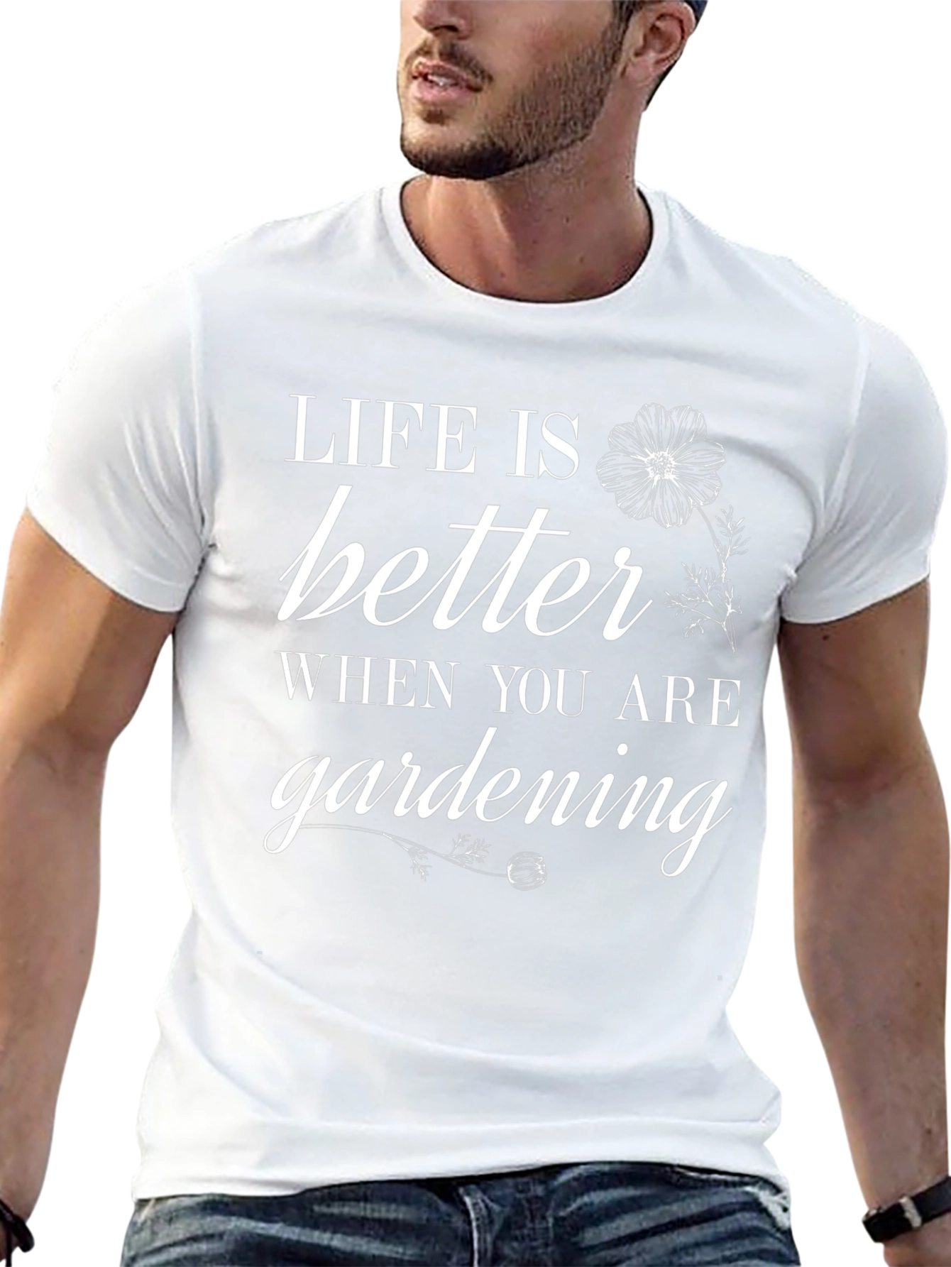Life is Better Gardening Graphic Tee