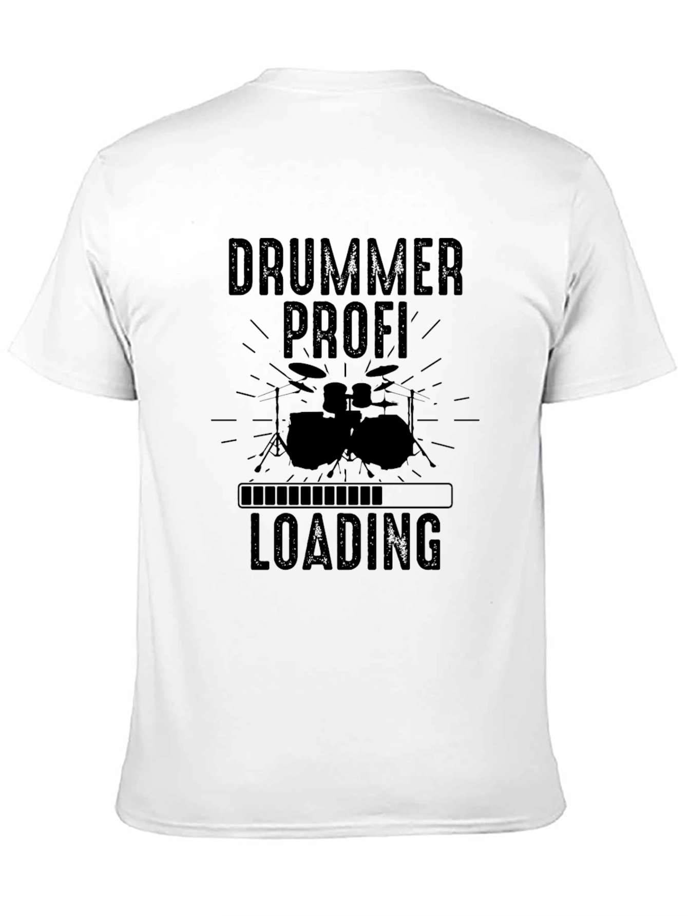 Drummer Profi Loading Black T-Shirt