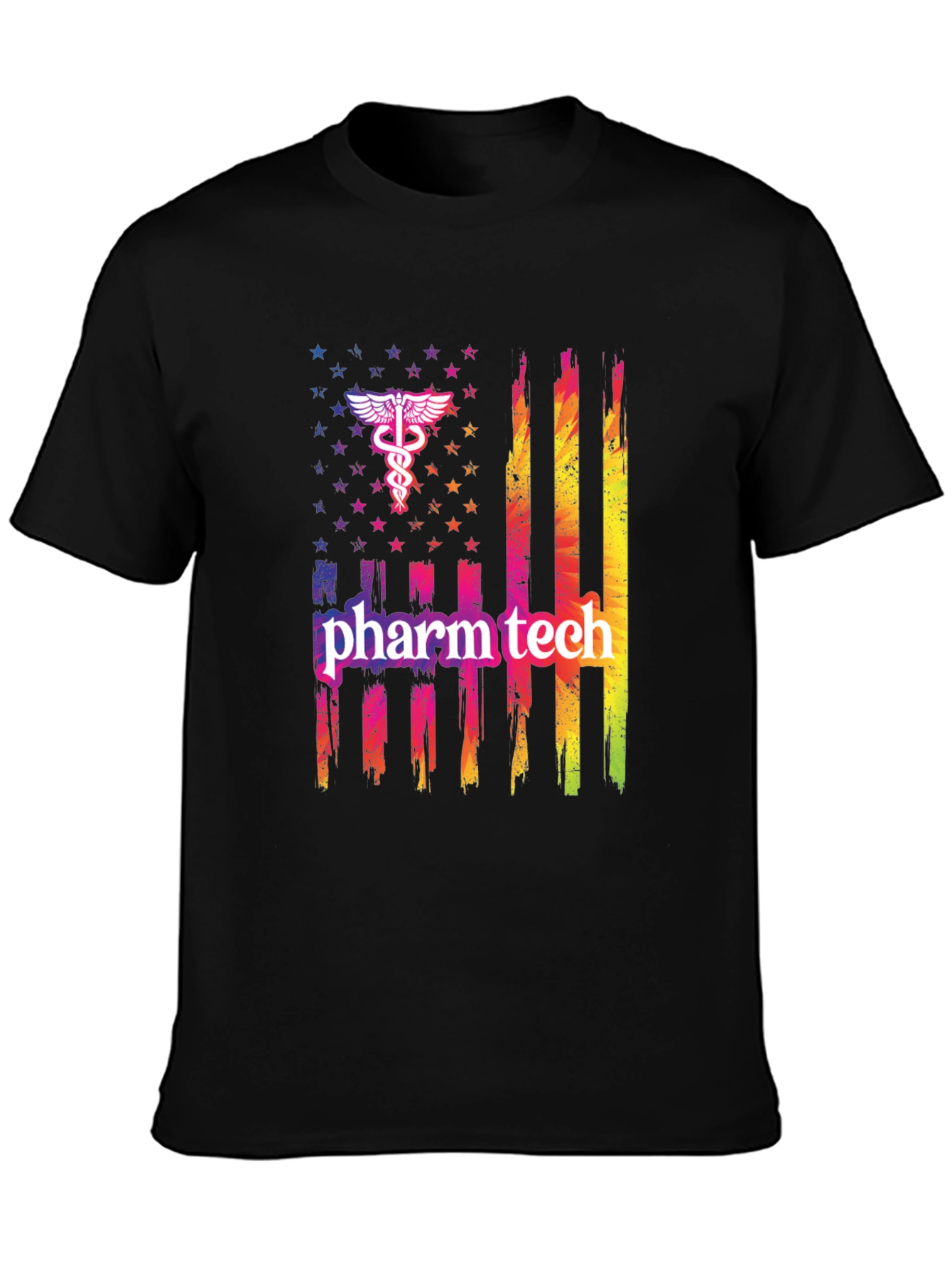 Pharm Tech American Flag T-Shirt