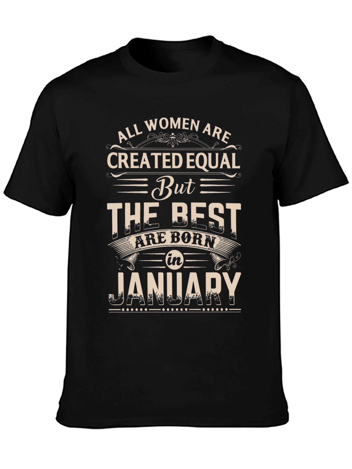 Women Born in January Graphic Tee