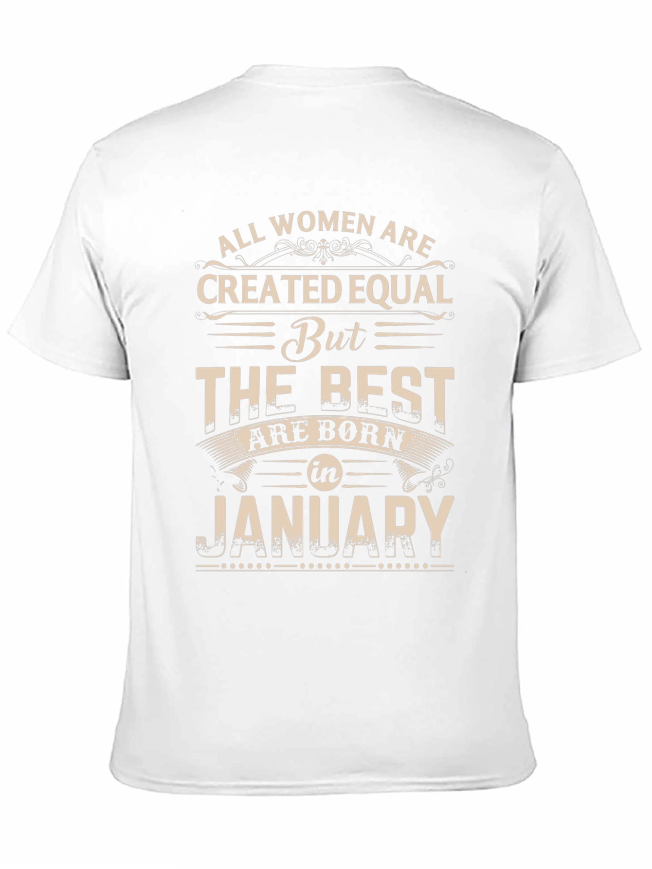 Women Born in January Graphic Tee