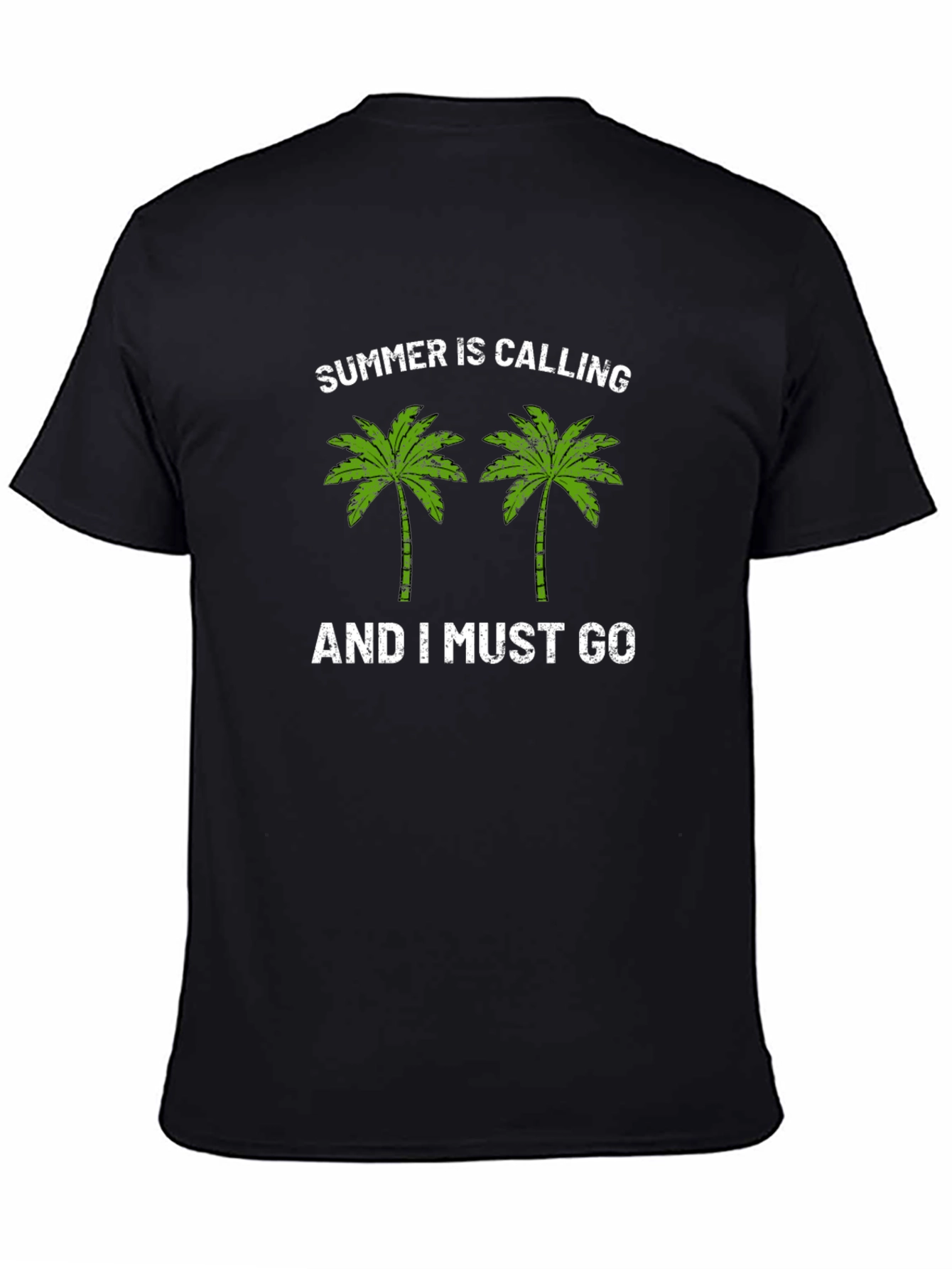 Summer Calling Palm Tree Graphic T-Shirt