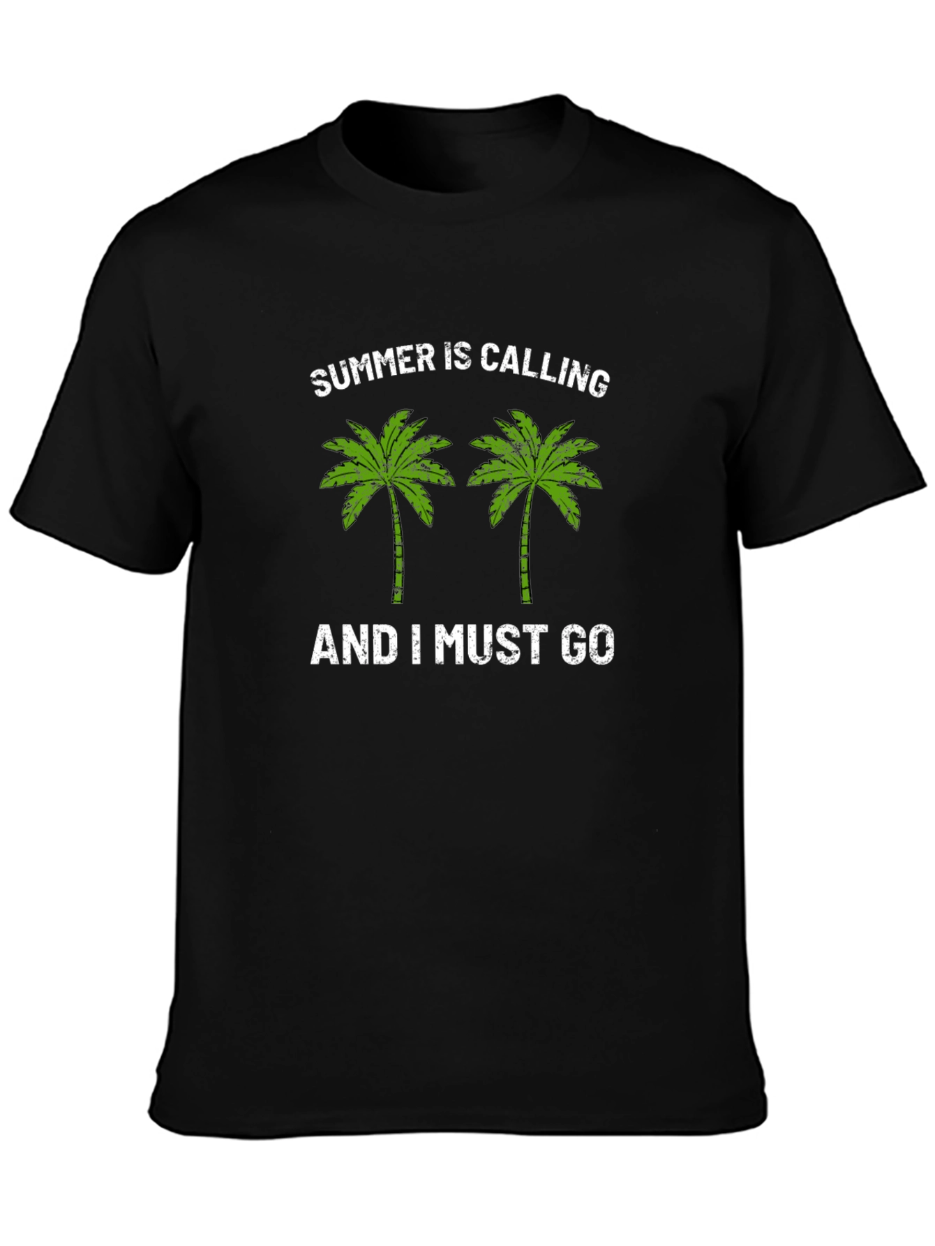 Summer Calling Palm Tree Graphic T-Shirt
