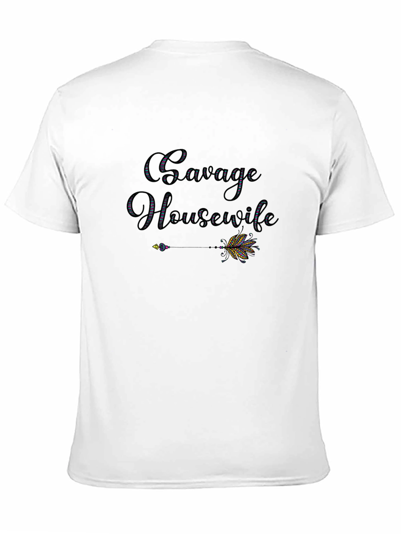 Savage Housewife Graphic T-Shirt - Stylish and Fun