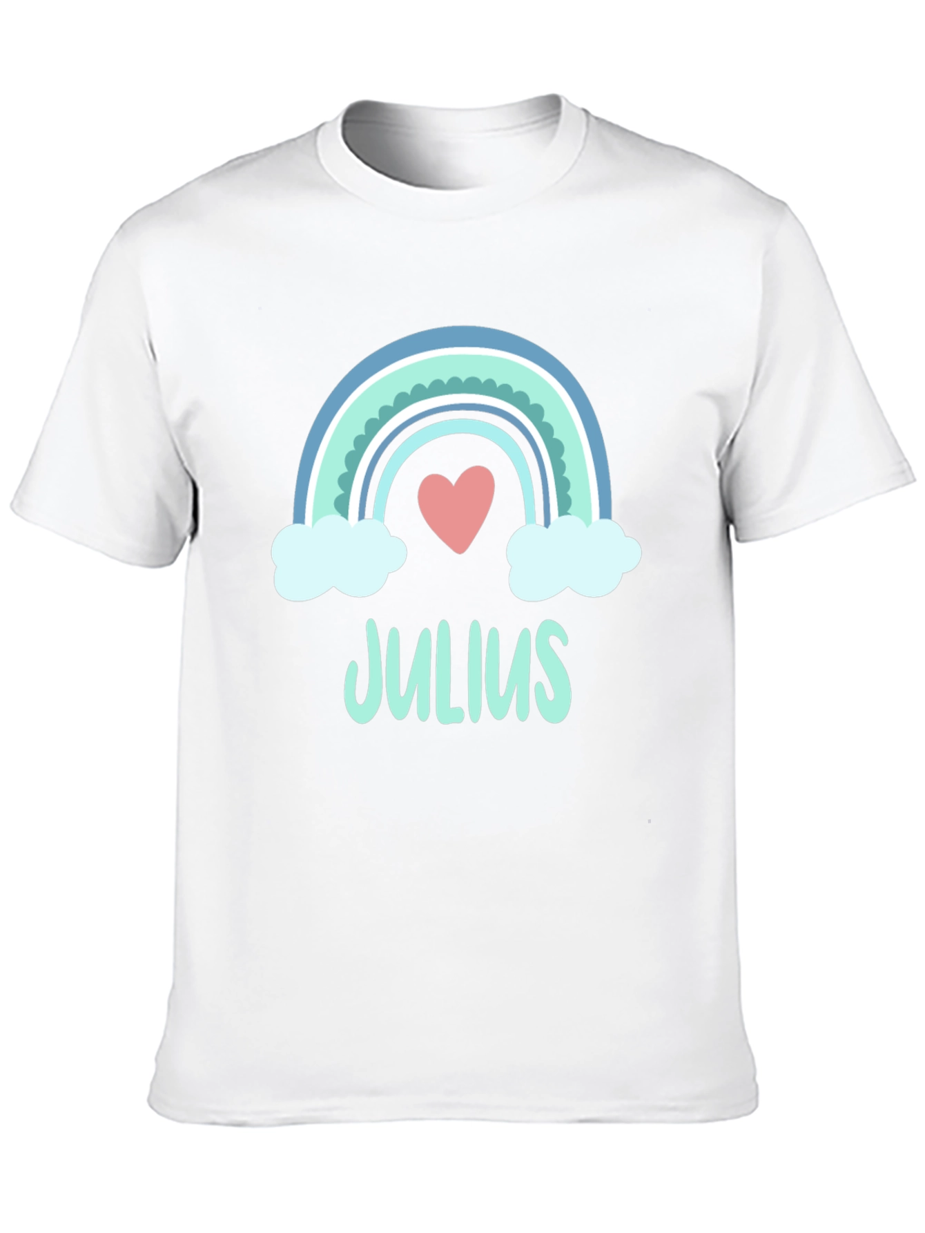 Julius Rainbow Heart T-Shirt - Soft Cotton Blend