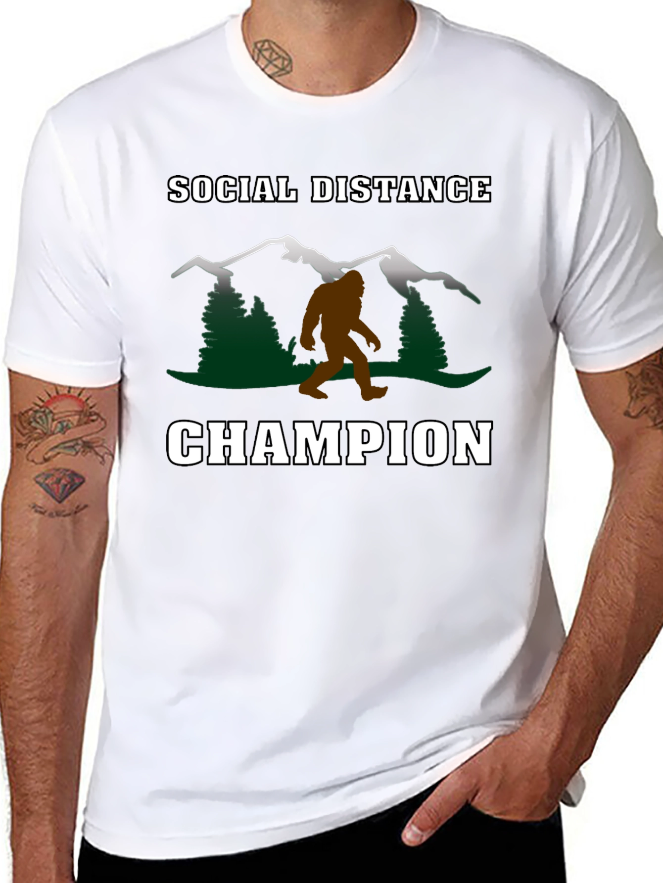 Social Distance Champion T-Shirt