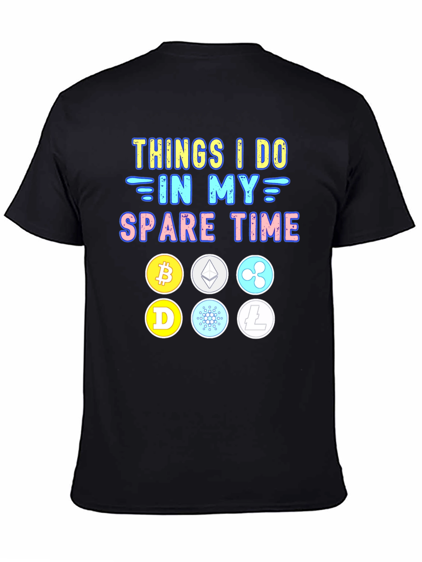 Crypto Spare Time Graphic Tee