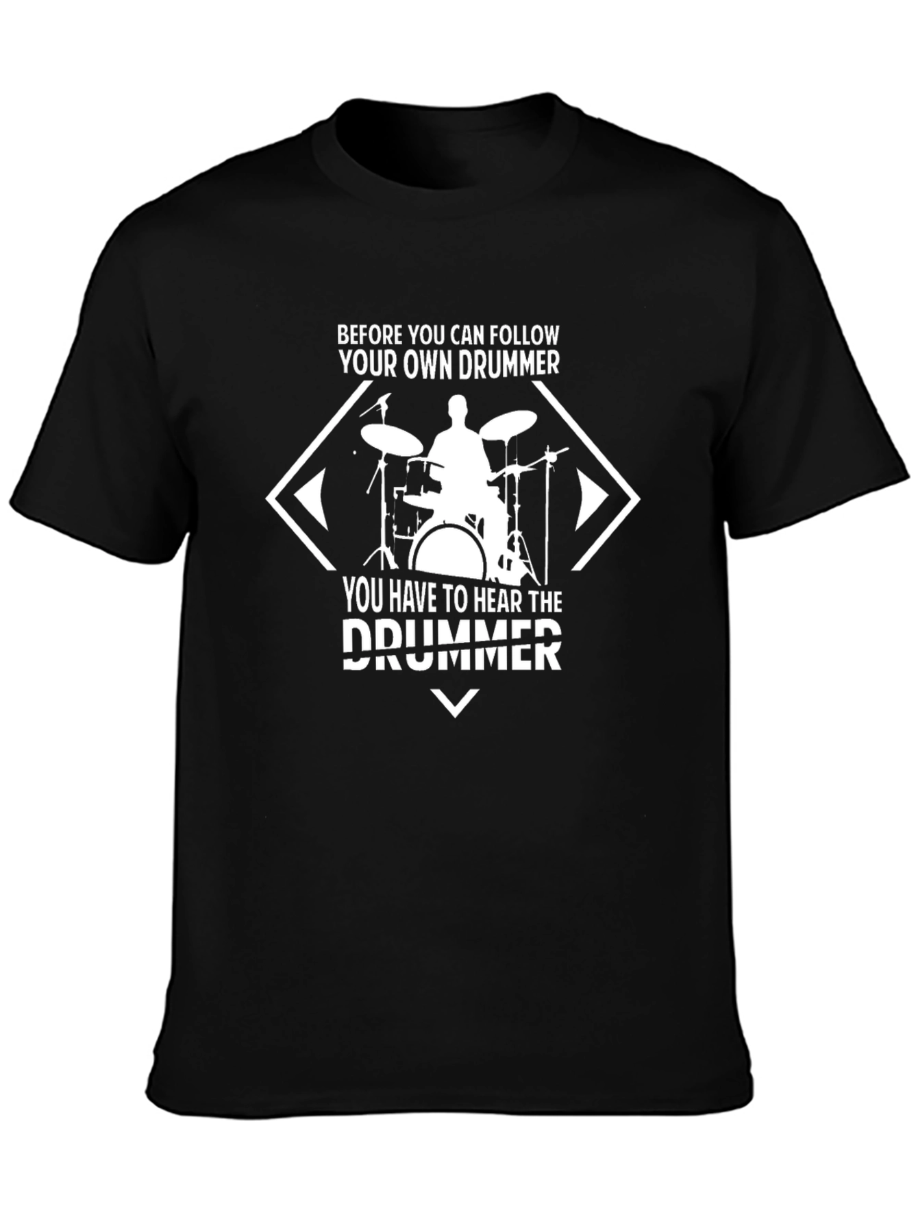 Drummer Graphic Tee - Follow Your Own Beat