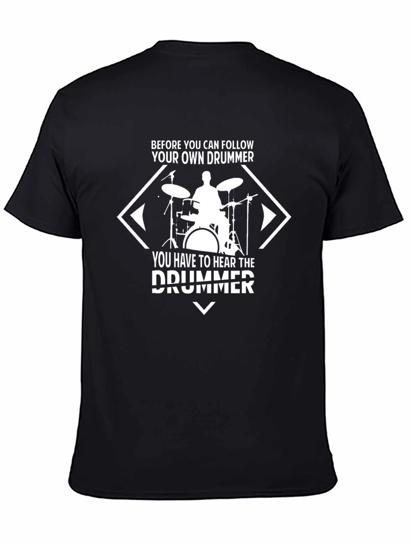 Drummer Graphic Tee - Follow Your Own Beat
