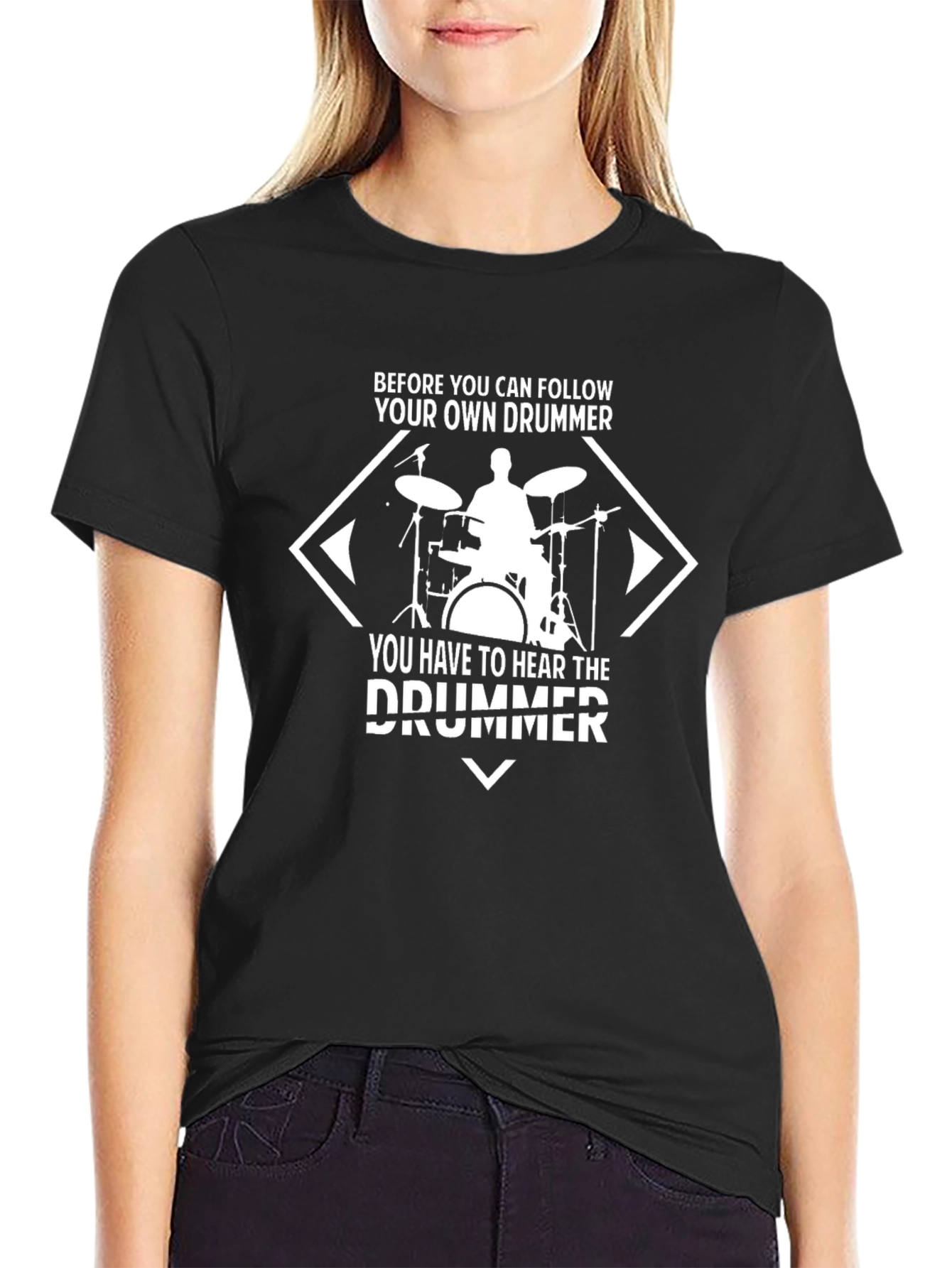 Drummer Graphic Tee - Follow Your Own Beat