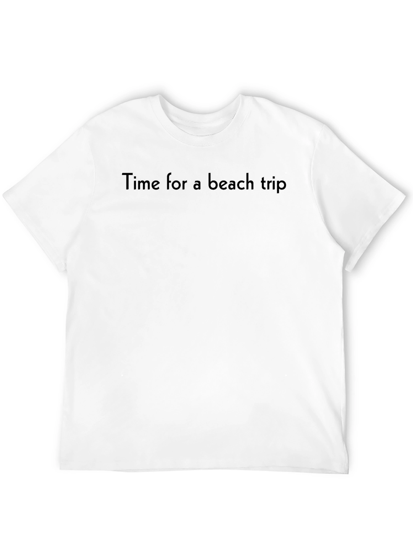 Time For A Beach Trip Black T-Shirt