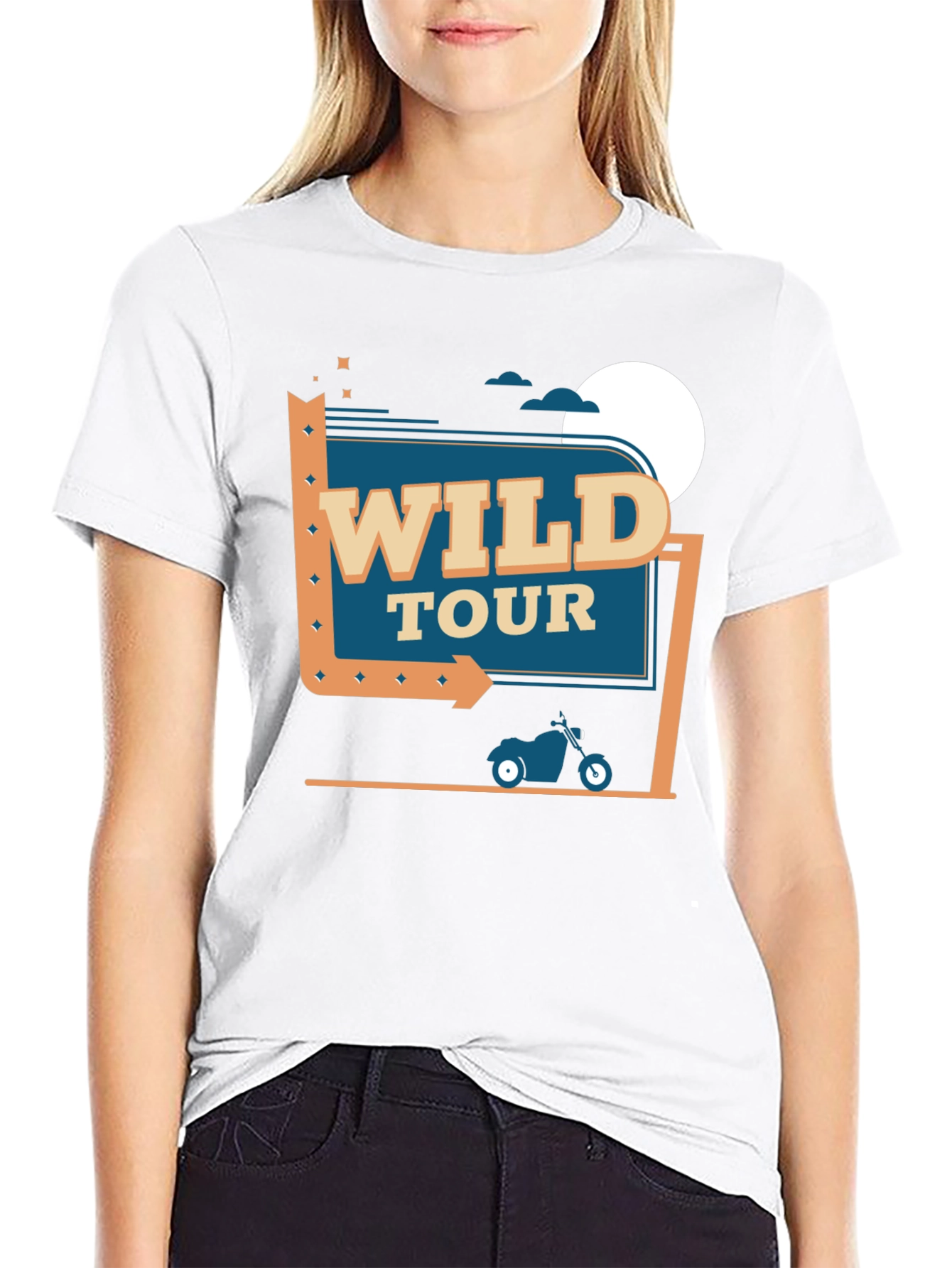 Wild Tour Graphic Tee - Black