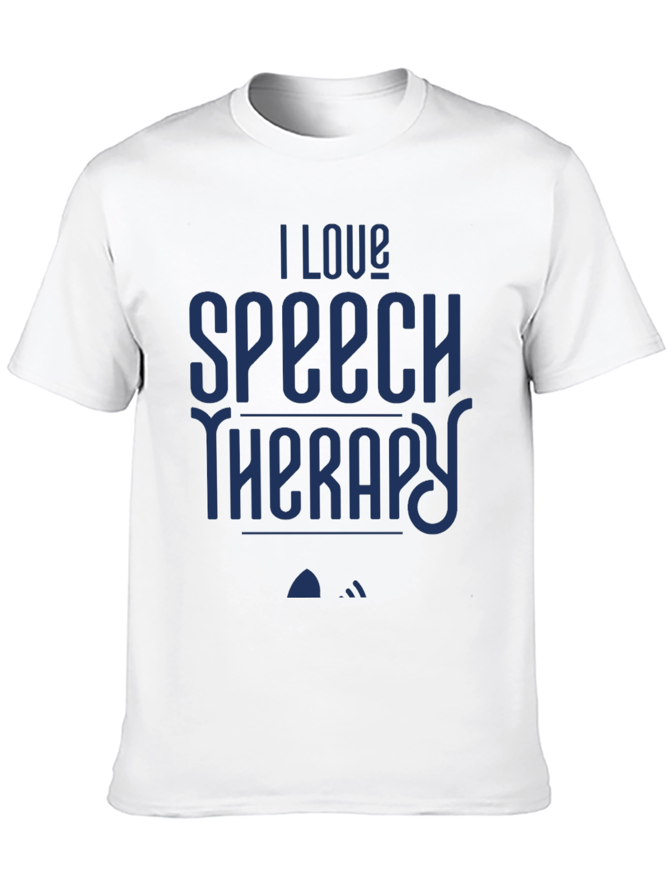 I Love Speech Therapy T-Shirt - Black