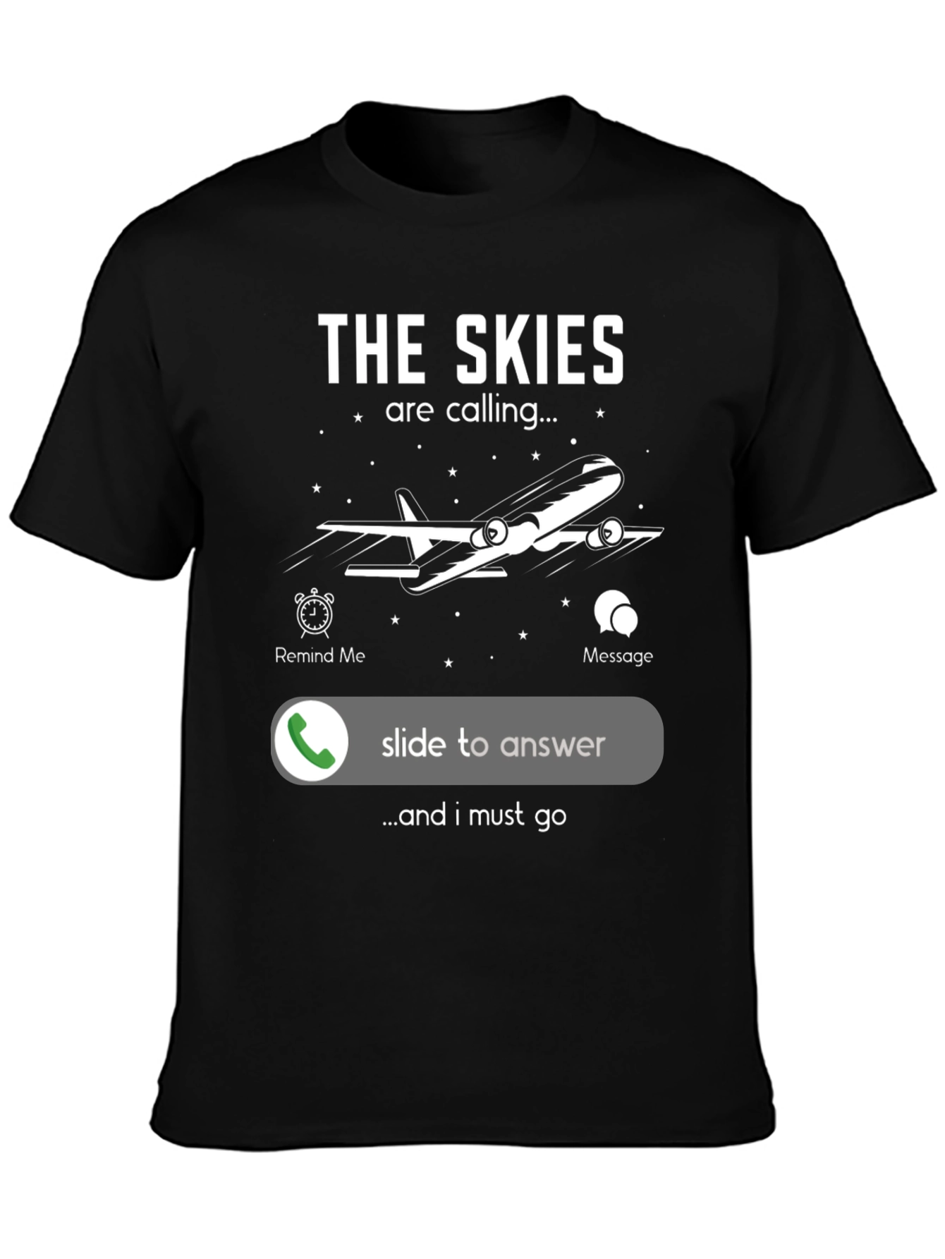 The Skies are Calling Airplane T-Shirt