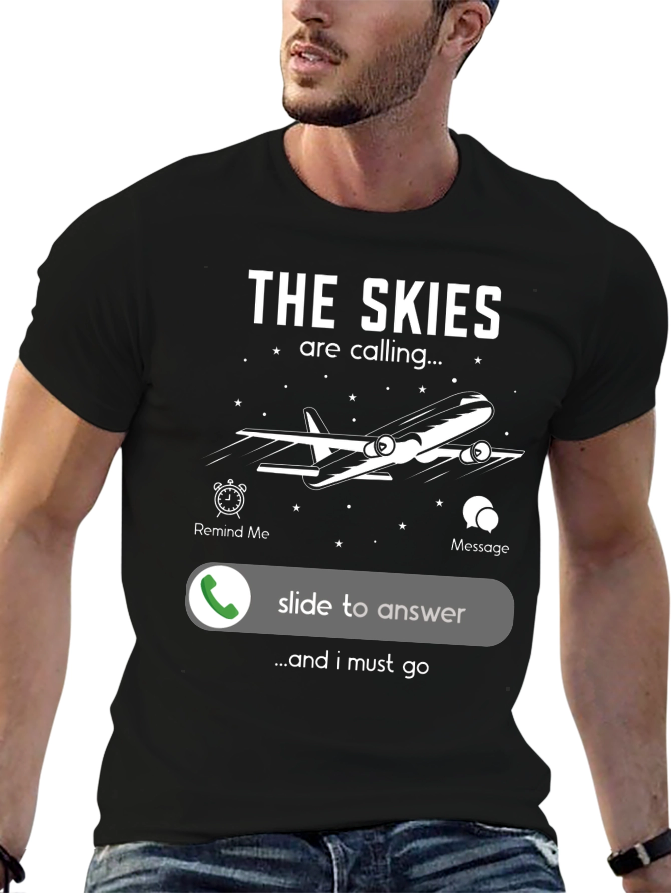The Skies are Calling Airplane T-Shirt