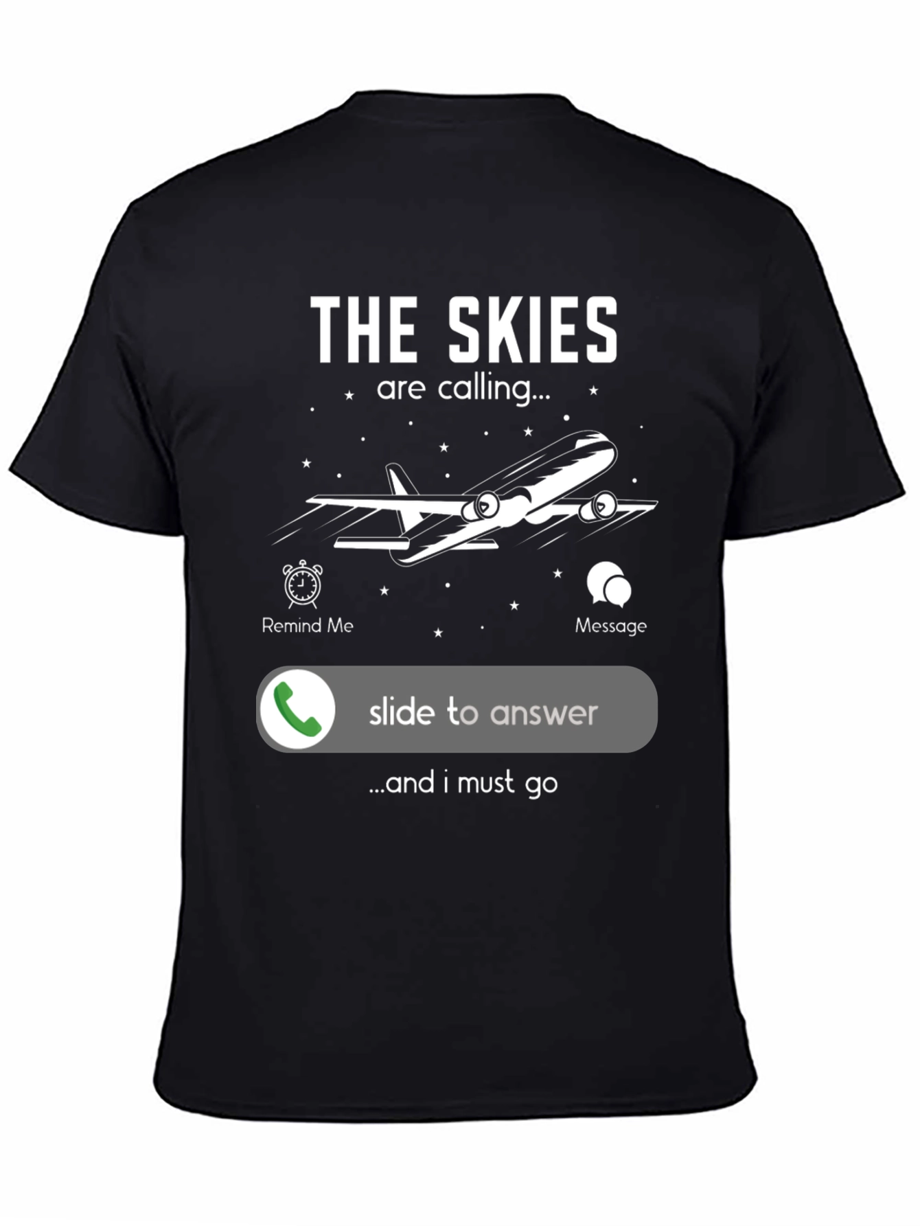 The Skies are Calling Airplane T-Shirt