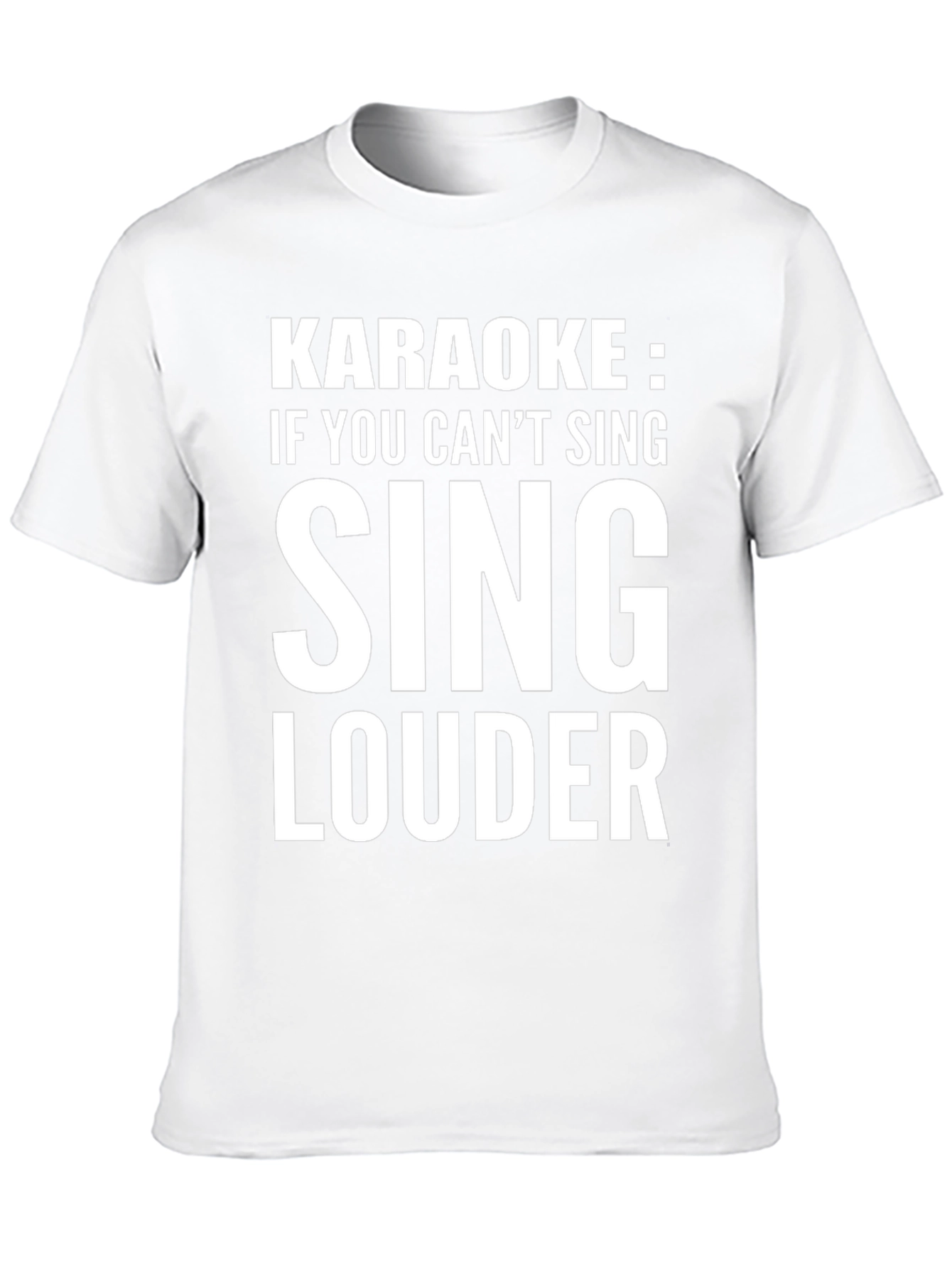 Karaoke Sing Louder Graphic Tee Shirt