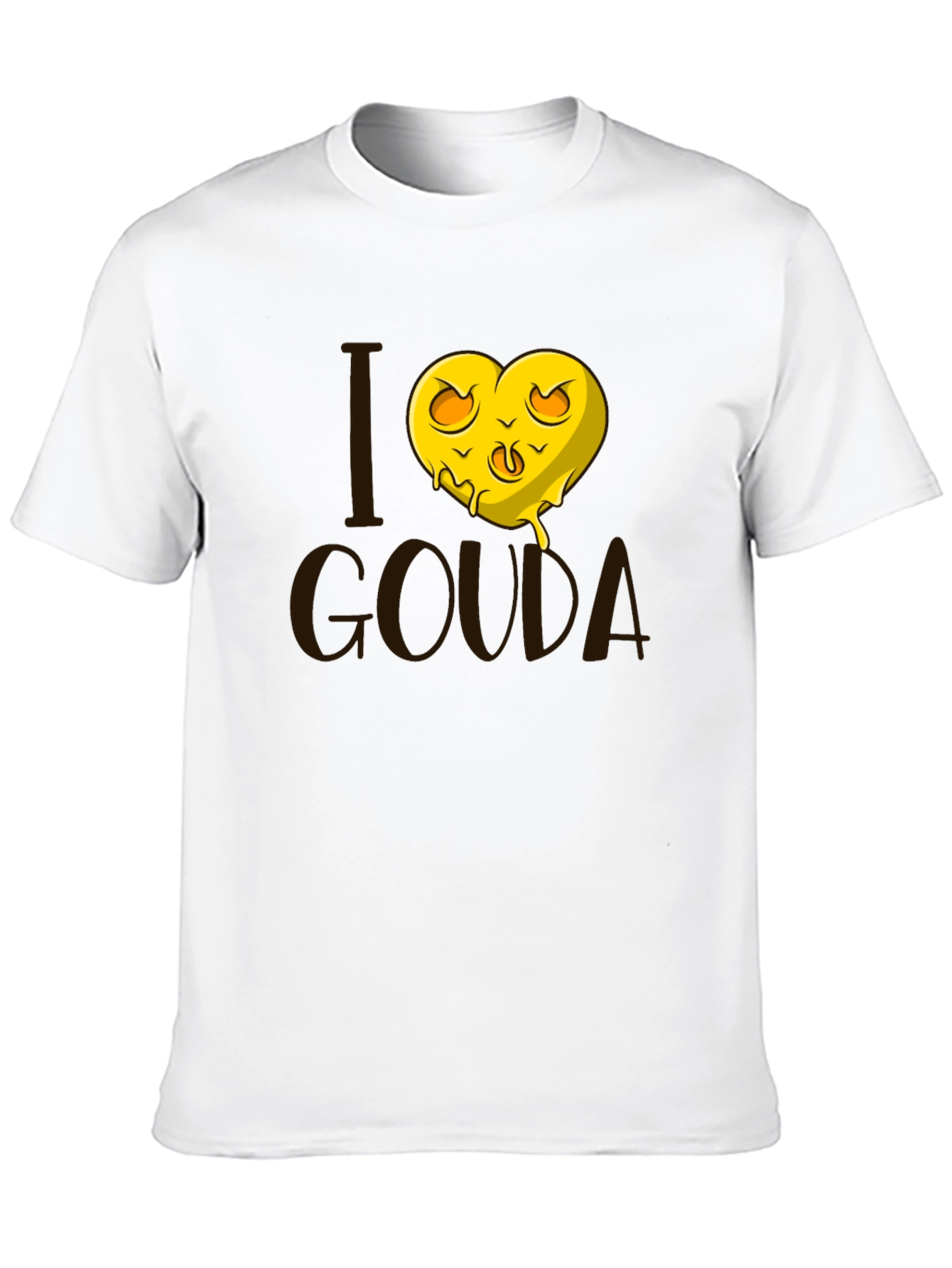 I Heart Gouda Cheese Graphic Tee - Unisex
