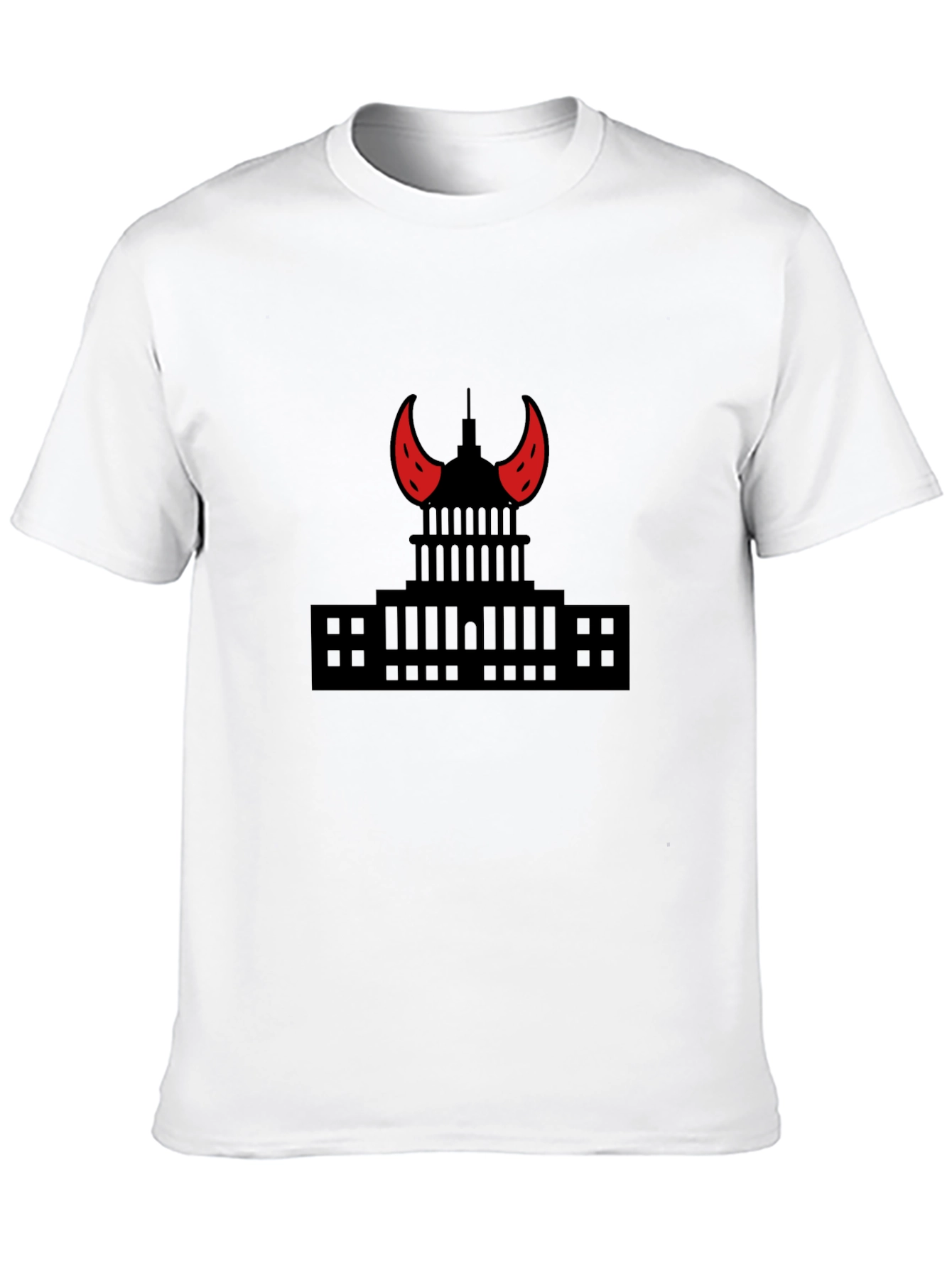 Capitol Devil Horns Graphic T-Shirt - Black