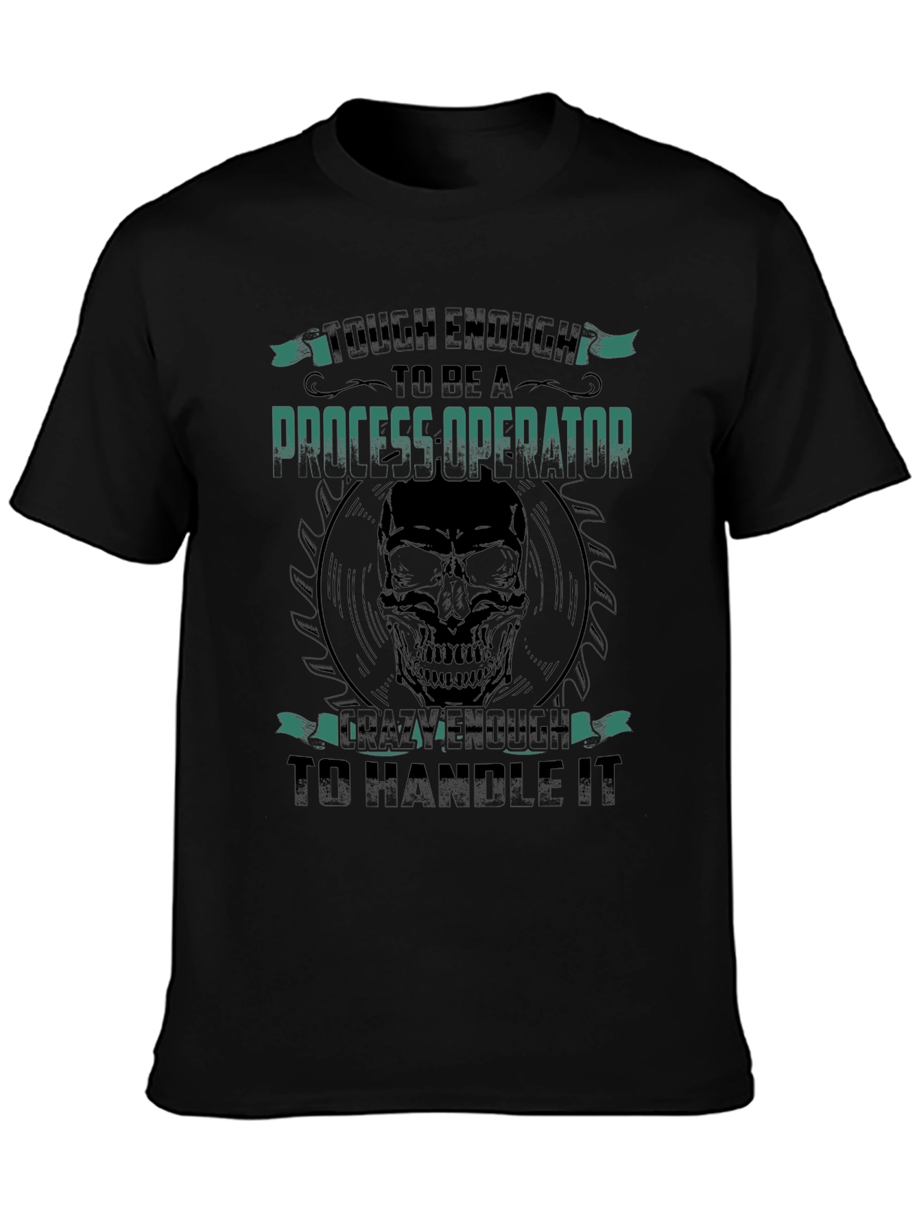 Tough Process Operator Skull Graphic Tee