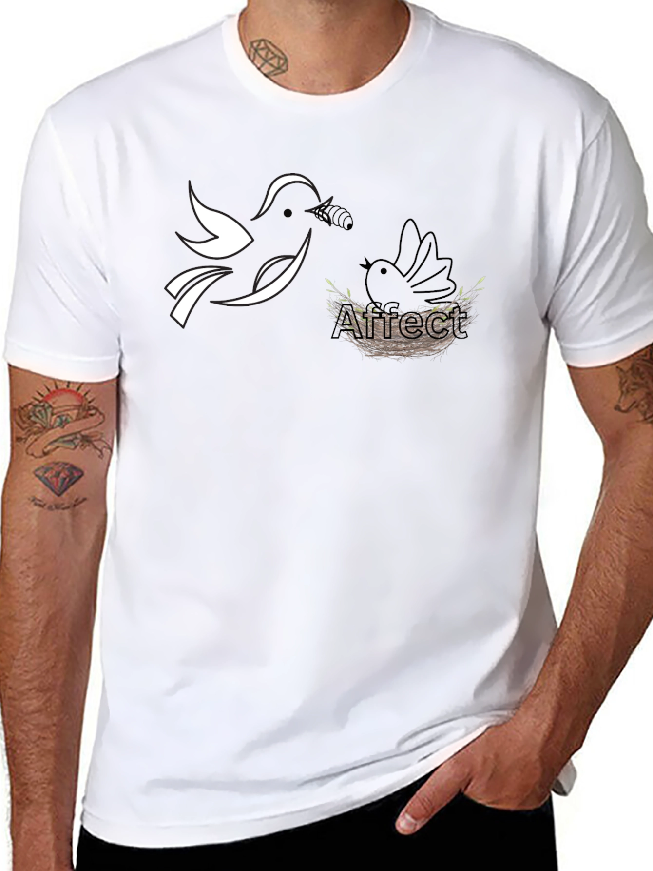 Bird Feeding Nest T-Shirt