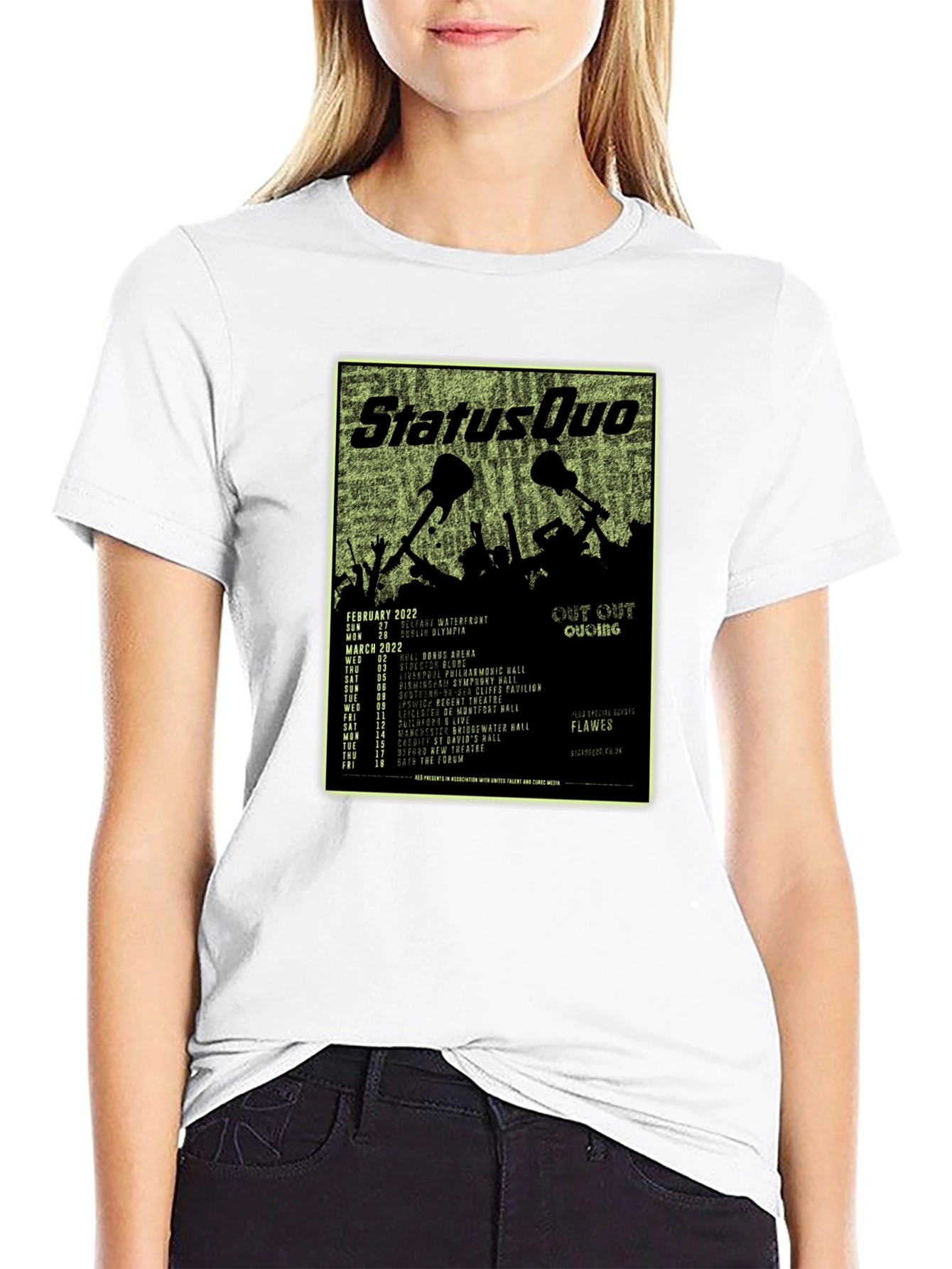Status Quo Out Out Quoing Tour T-Shirt