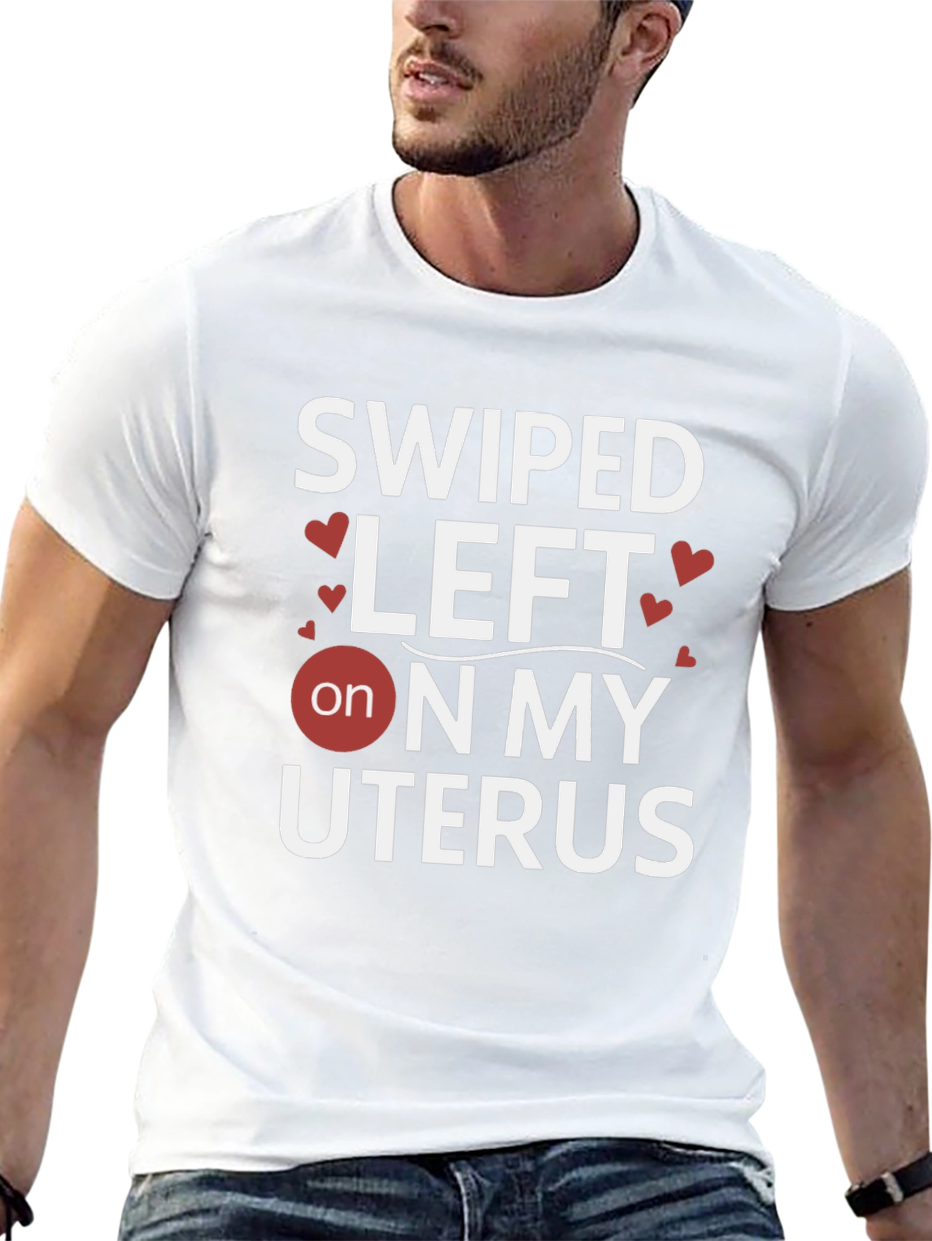 Swiped Left on My Uterus Graphic T-Shirt
