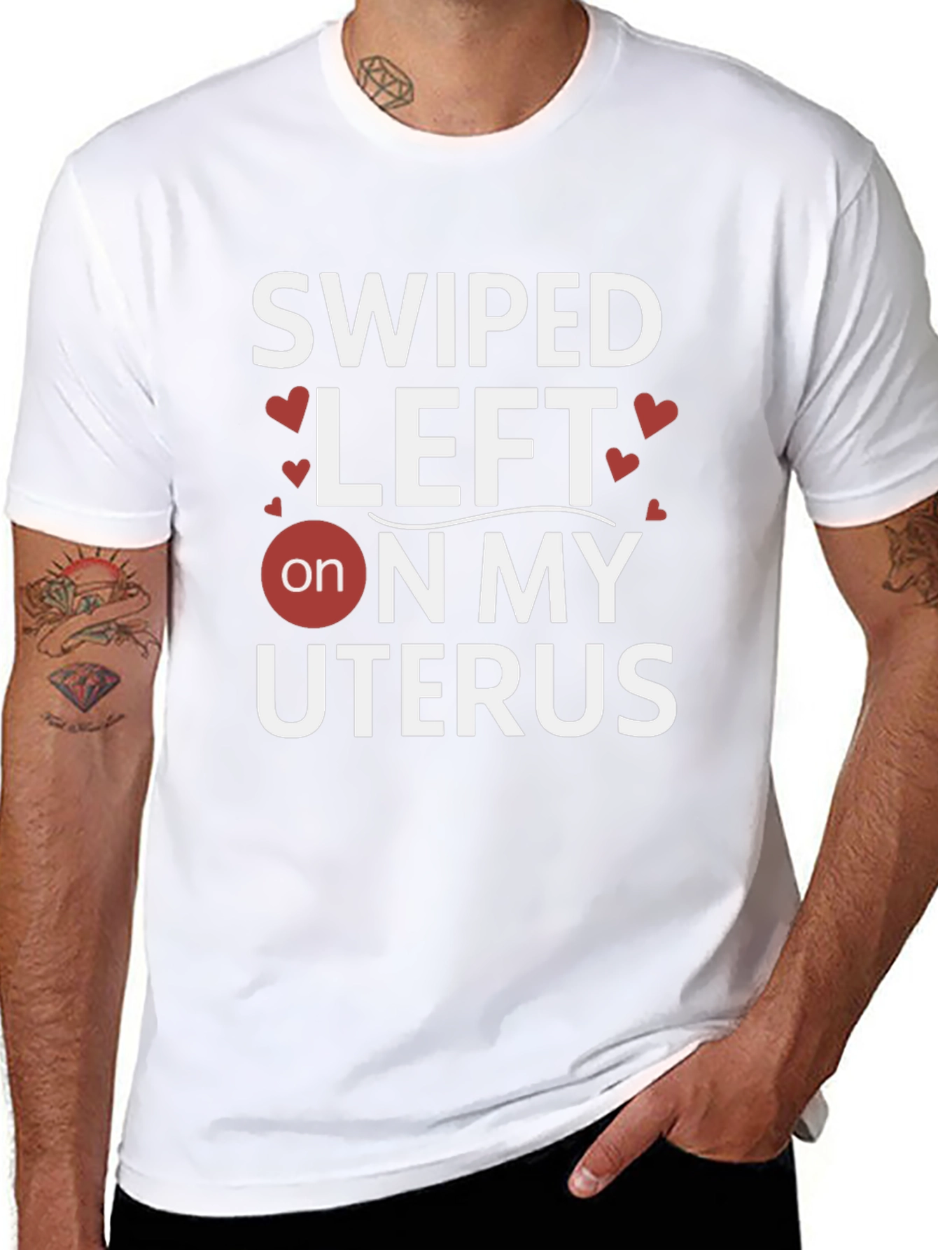 Swiped Left on My Uterus Graphic T-Shirt
