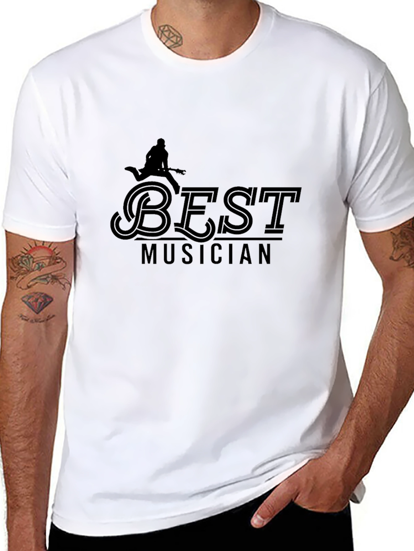 Best Musician Black Graphic Tee