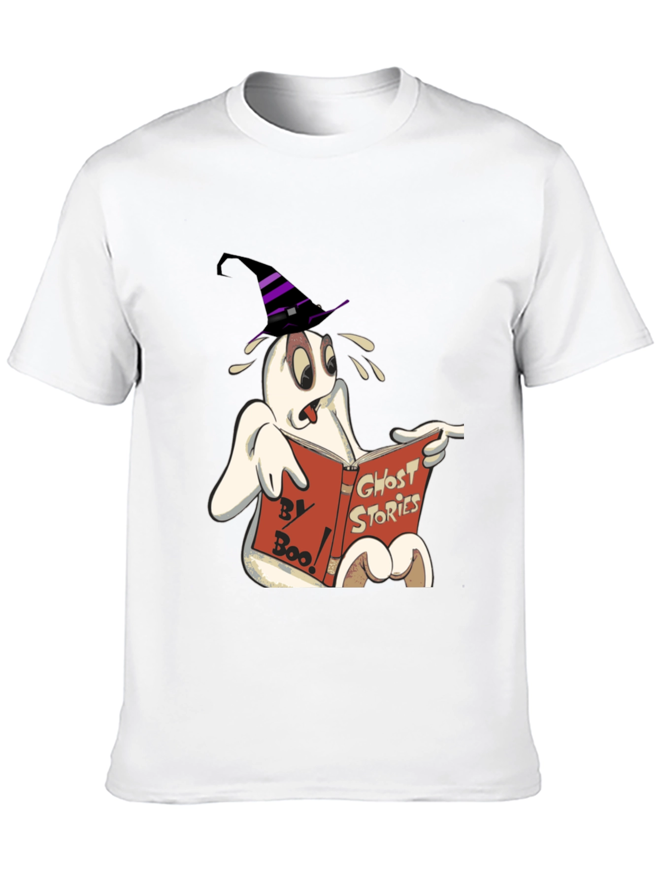 Spooky Ghost Reading T-Shirt